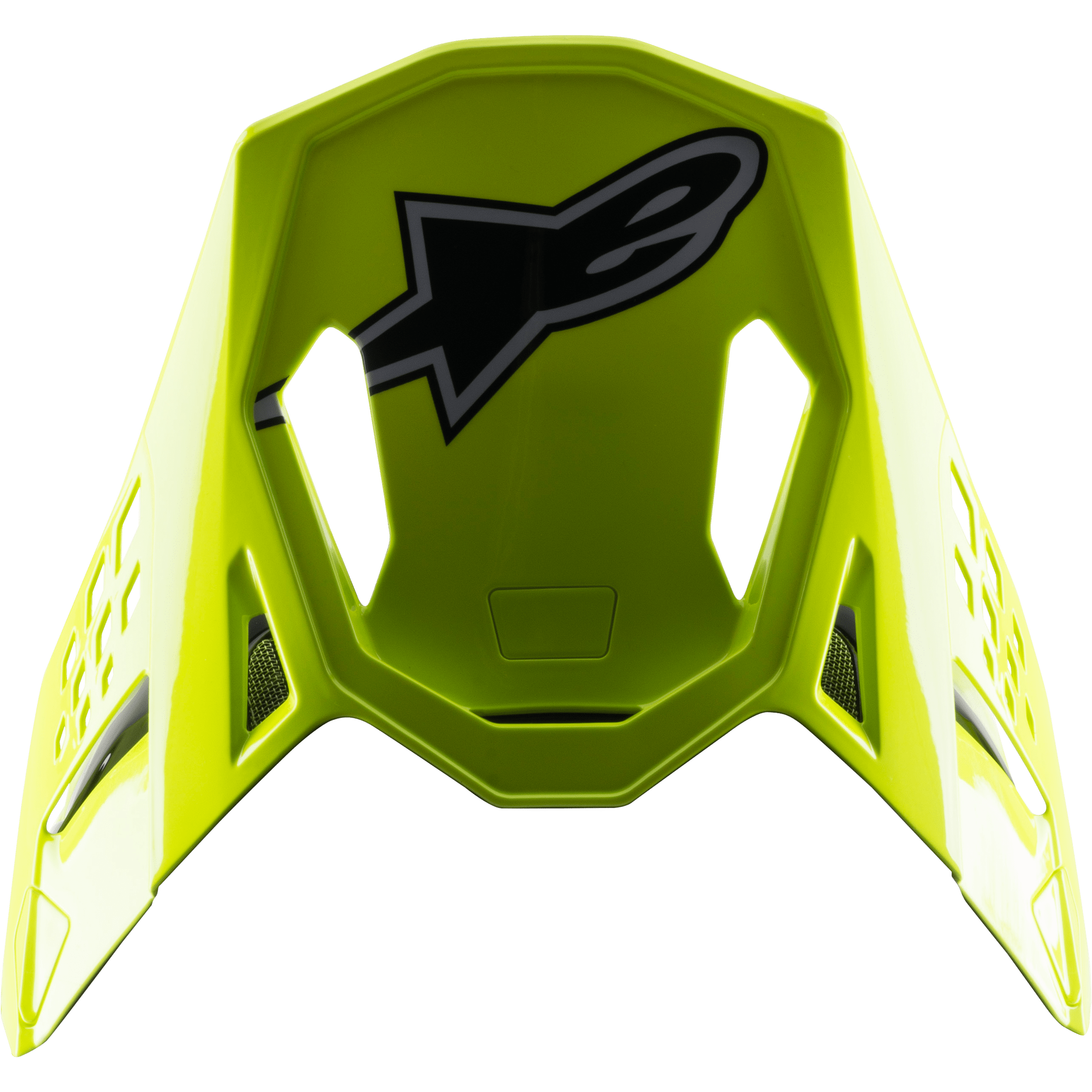 ALPINESTARS S-M8 FACTORY VISOR BLACK/YELLOW/ORANGE GLOSSY