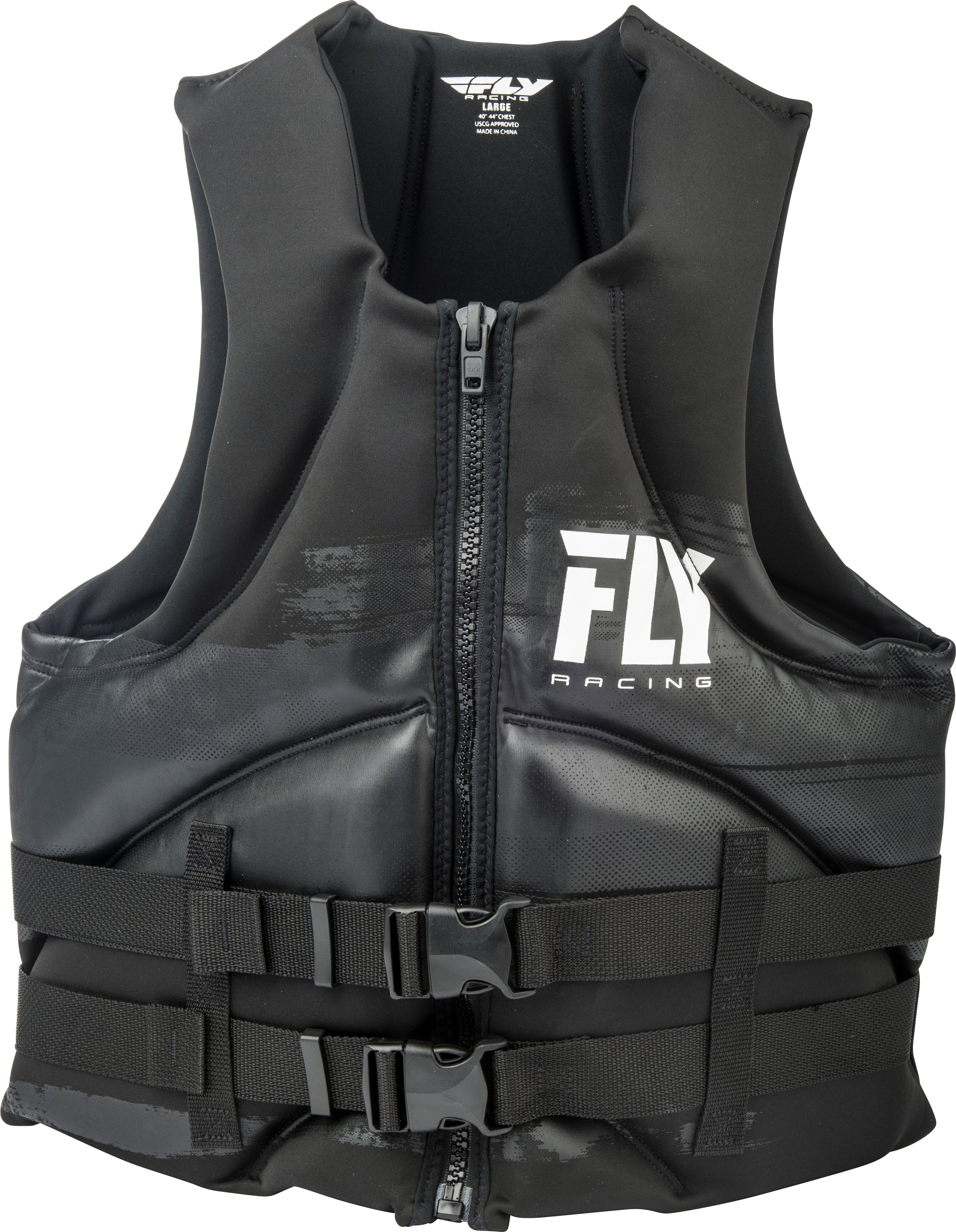 FLY RACING MENS NEOPRENE LIFE JACKET BLACK MD