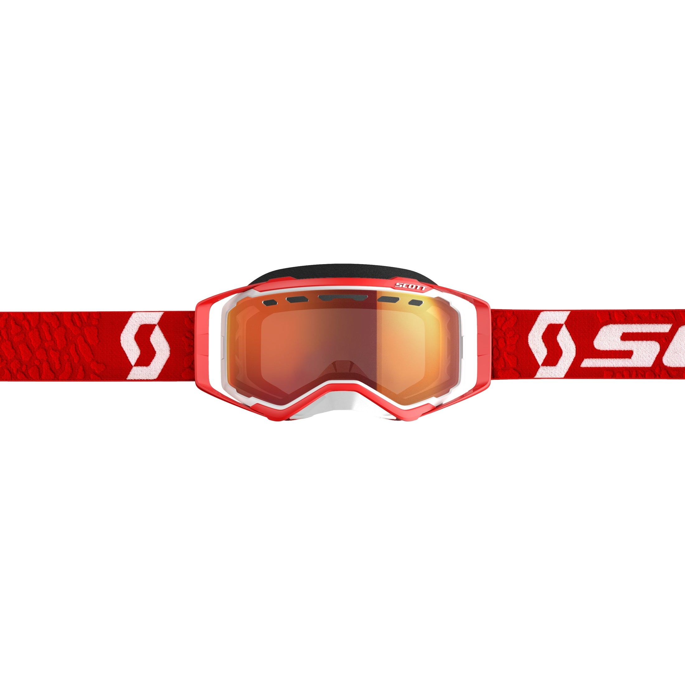 SCOTT GOGGLE PROSPECT SNOW WHITE/RED W/RED CHROME