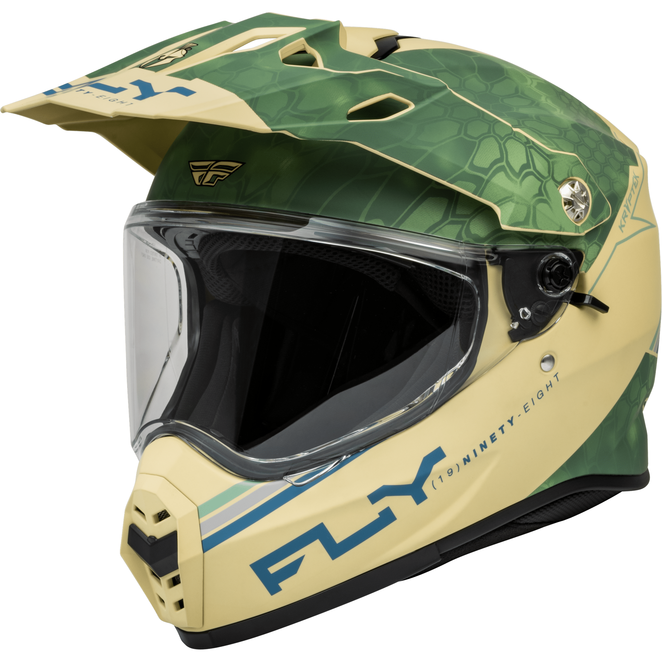 FLY RACING TREKKER KRYPTEK CONCEAL HELMET MATTE TAN/SAGE/BLACK SM