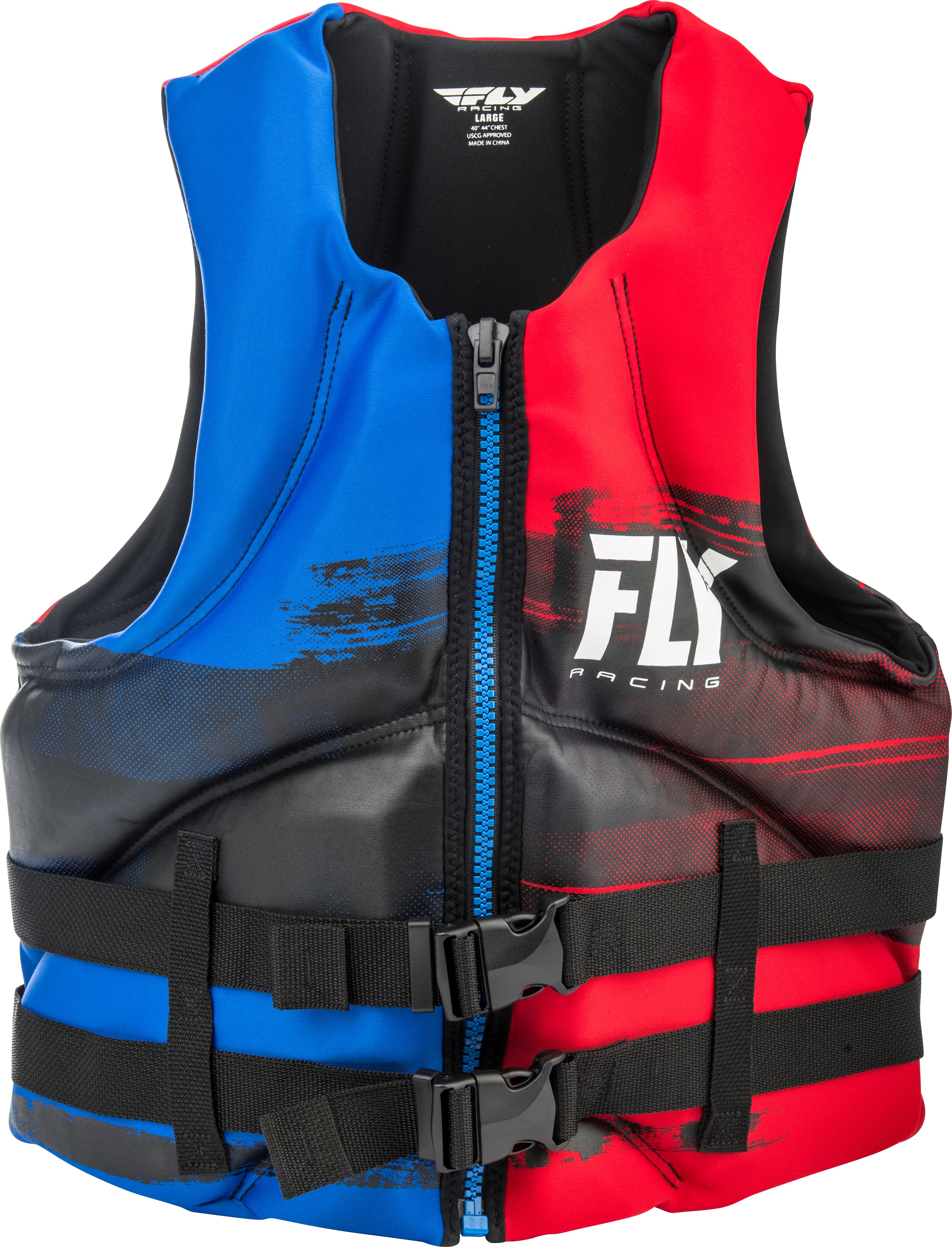 FLY RACING MENS NEOPRENE LIFE JACKET RED/BLUE/BLACK 3X