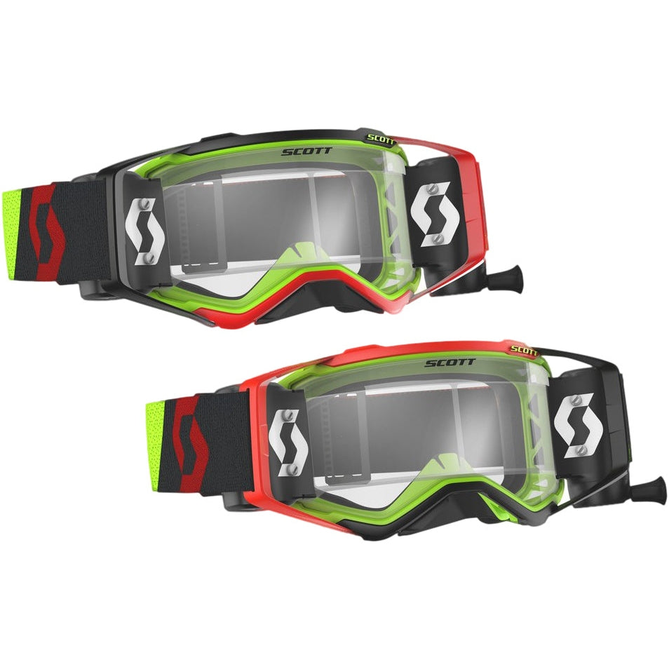SCOTT PROSPECT WFS GOGGLE YELLOW/RED W/CLEAR LENS