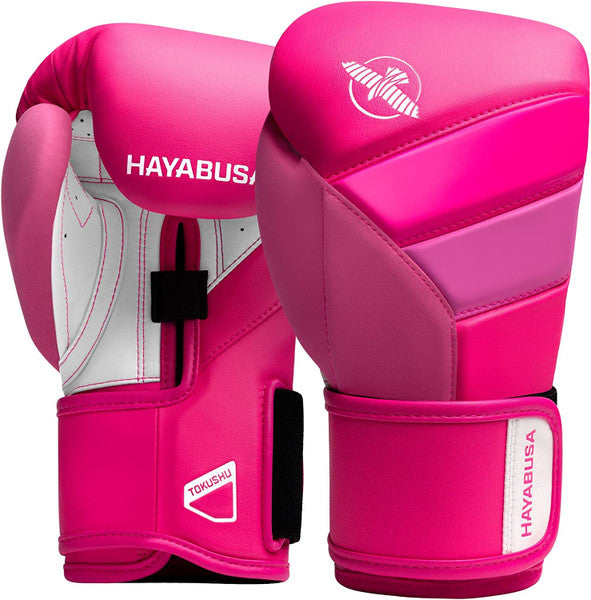 Boxing Gloves Hayabusa T3 Neon Pink - 12 OZ