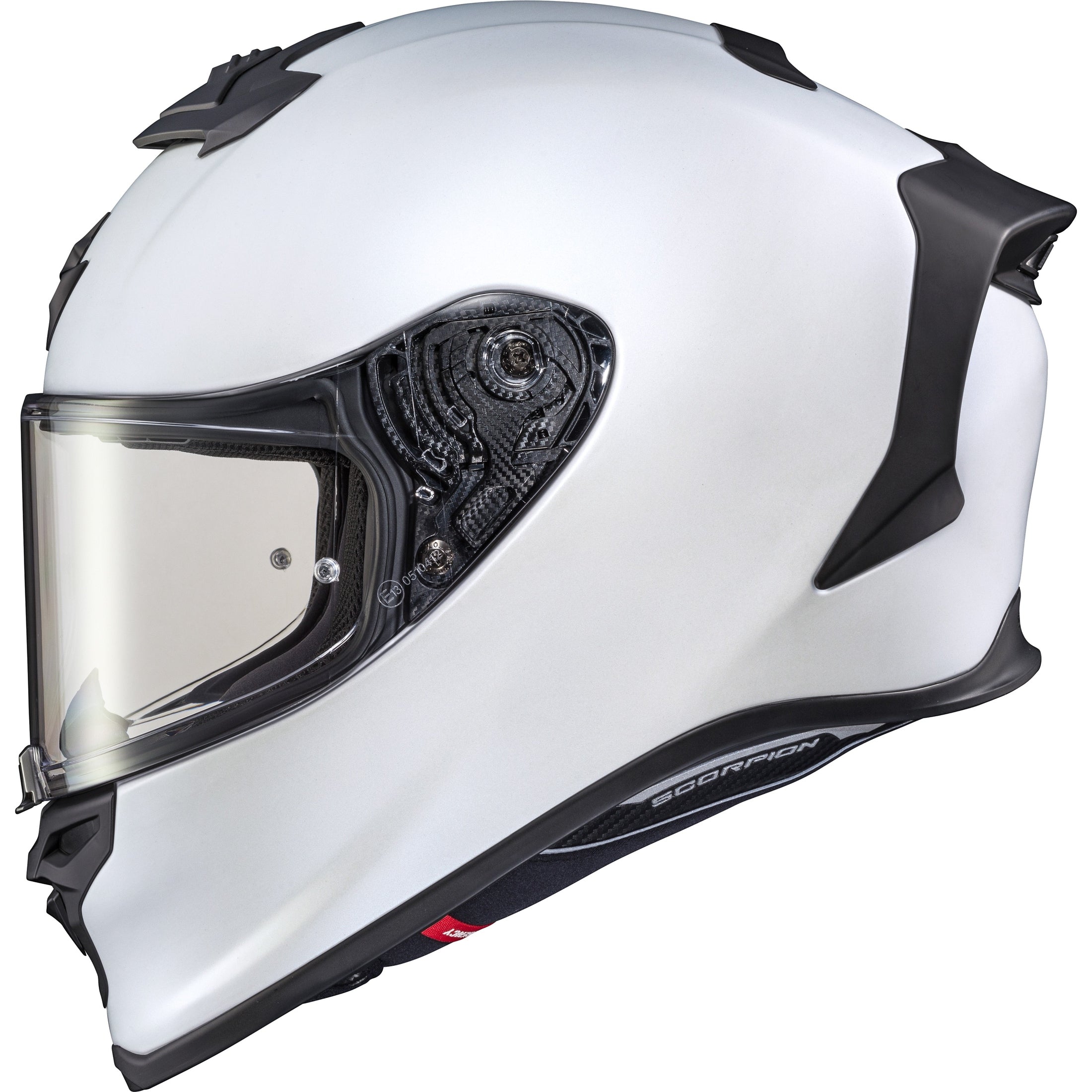 SCORPION EXO EXO-R1 AIR FULL FACE HELMET MATTE PEARL WHITE XL