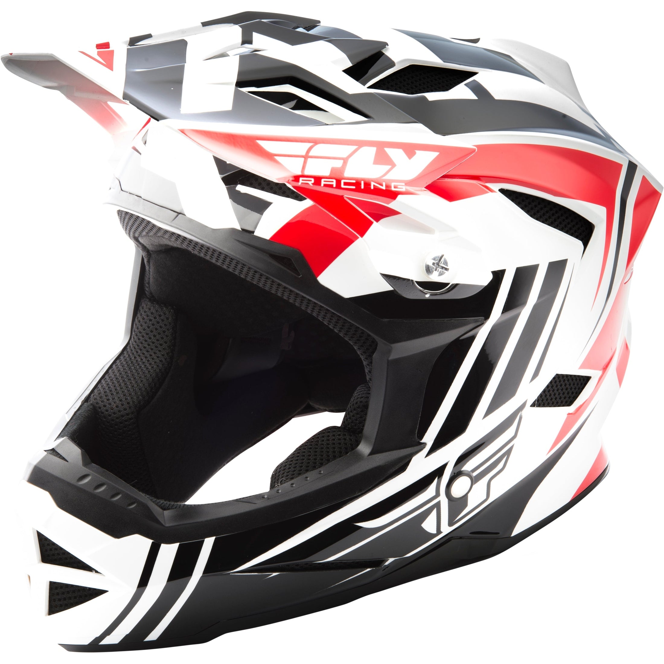 FLY RACING DEFAULT HELMET RED/BLACKWHITE YL