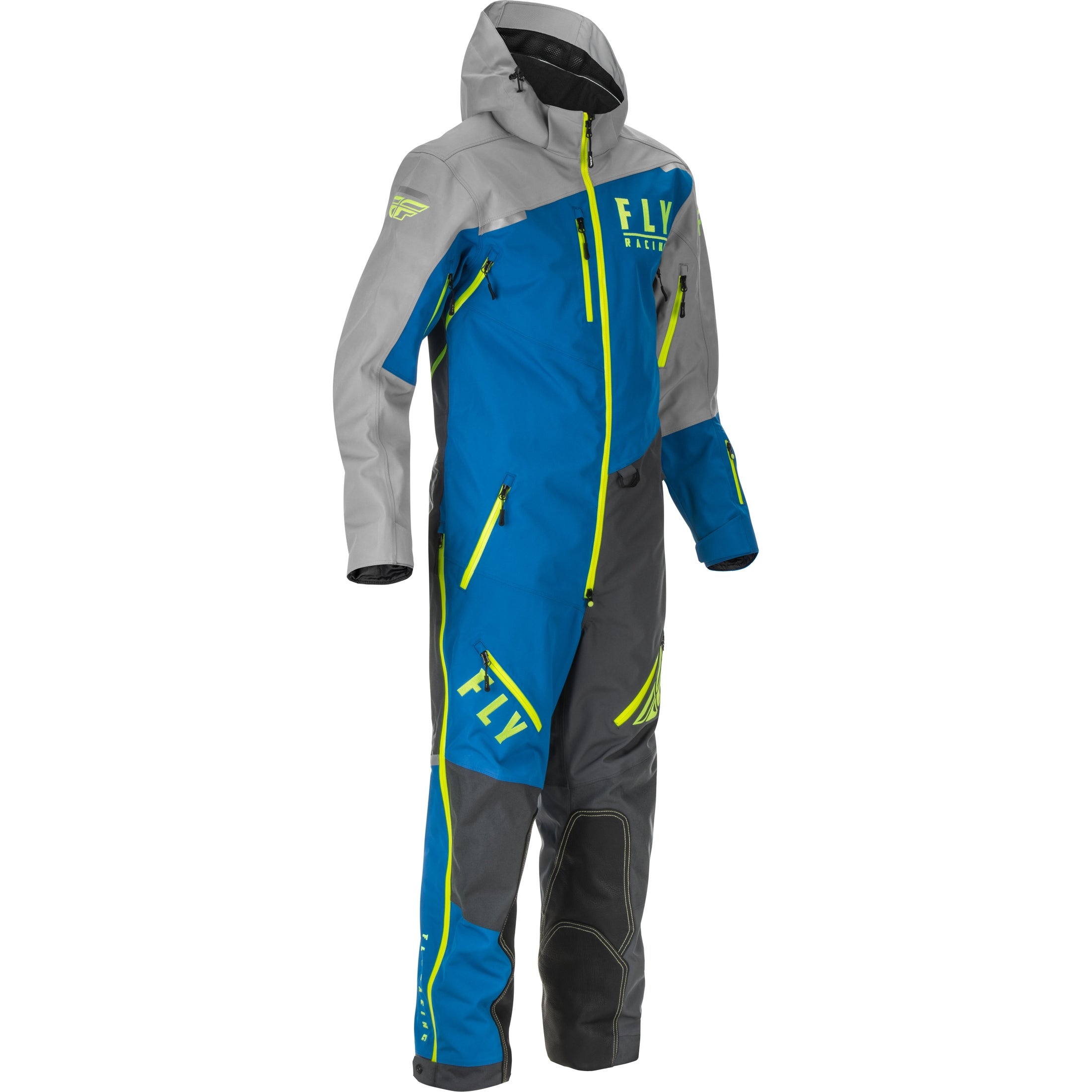 FLY RACING COBALT MONOSUIT SHELL SNOW BIKE BLUE/GREY/HI-VIS MD
