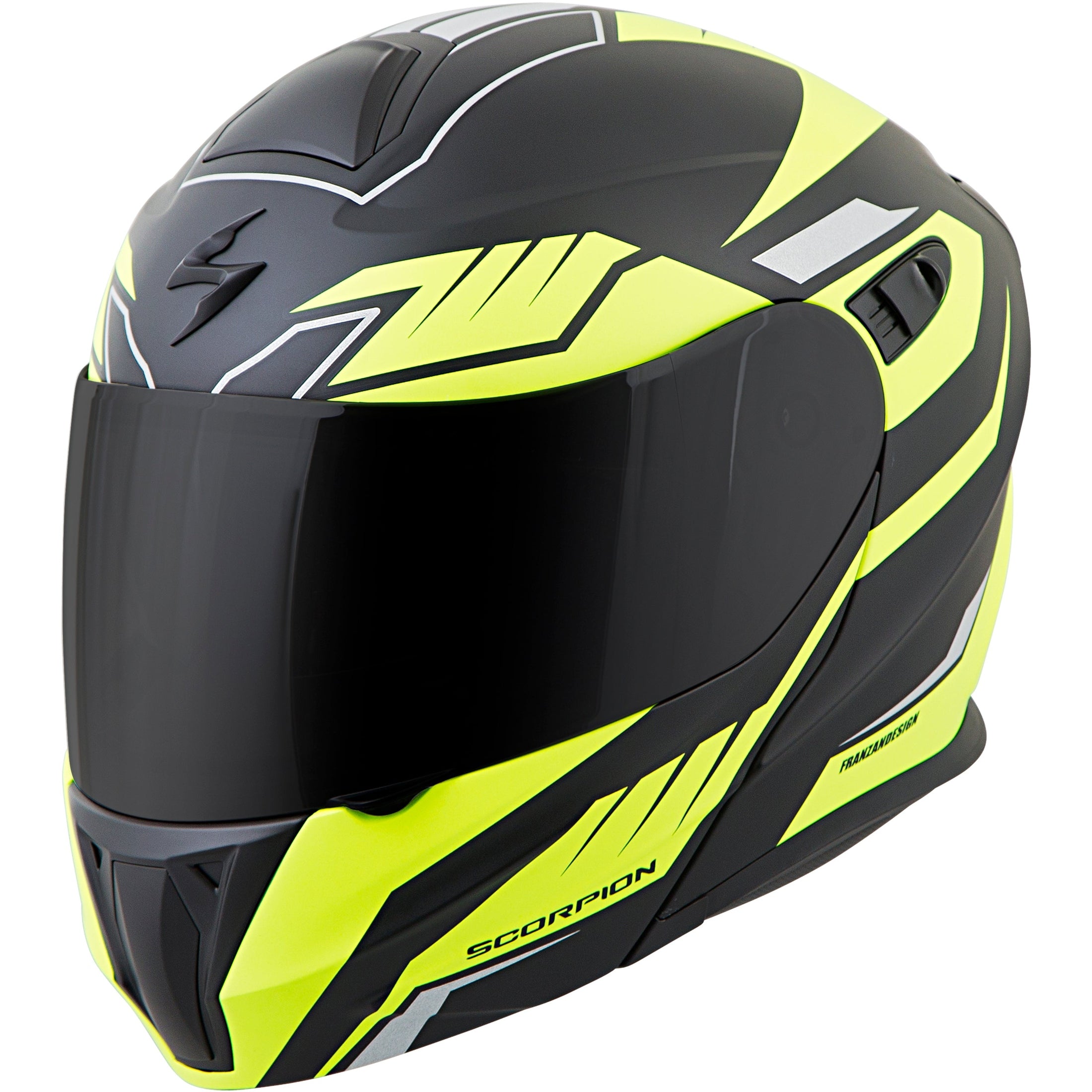 SCORPION EXO EXO-GT920 MODULAR HELMET SHUTTLE NEON MD