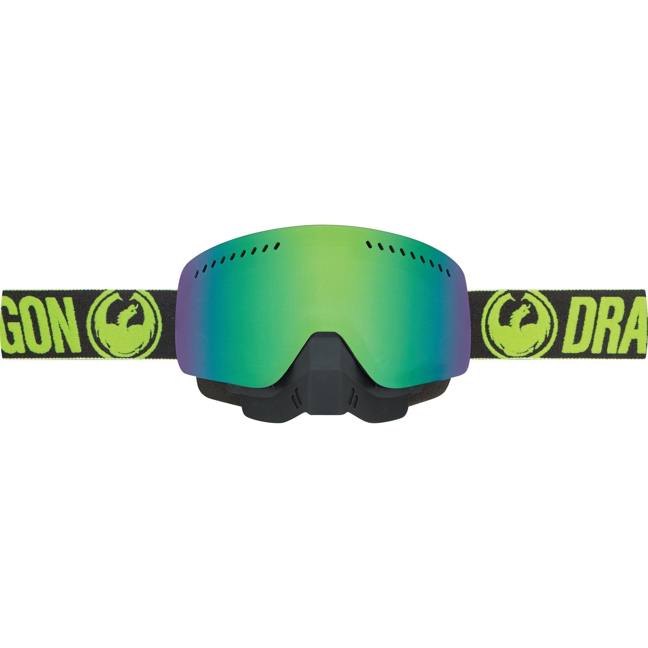 DRAGON NFXS SNOW GOGGLE FACTORY W/LUMA GREEN ION LENS
