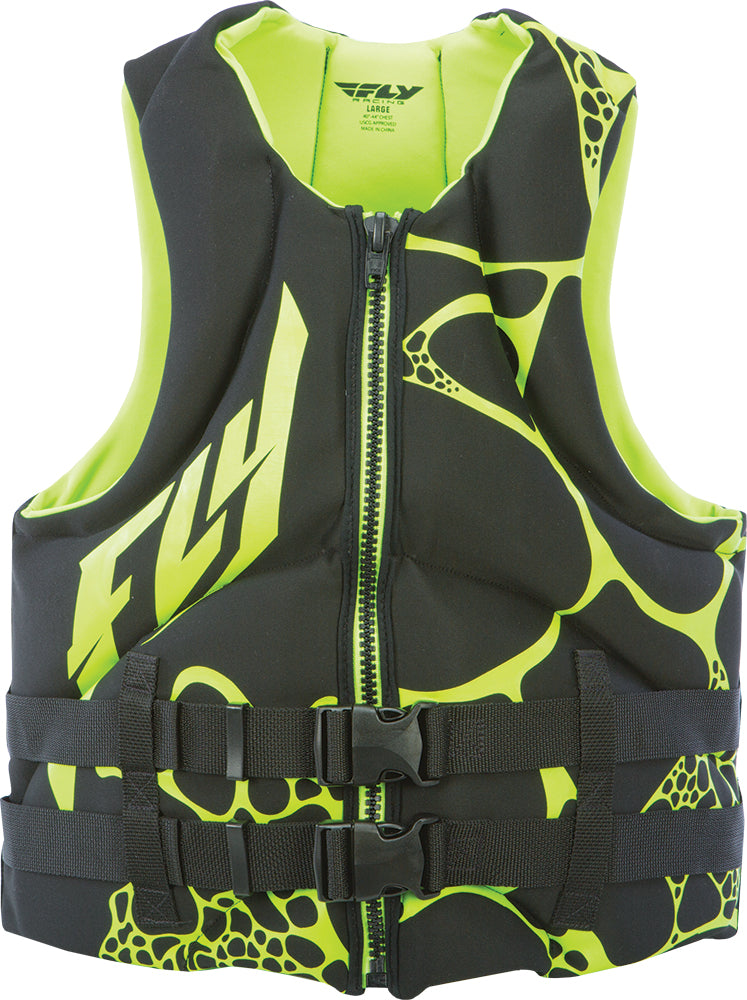 FLY RACING NEOPRENE VEST BLACK/GREEN M
