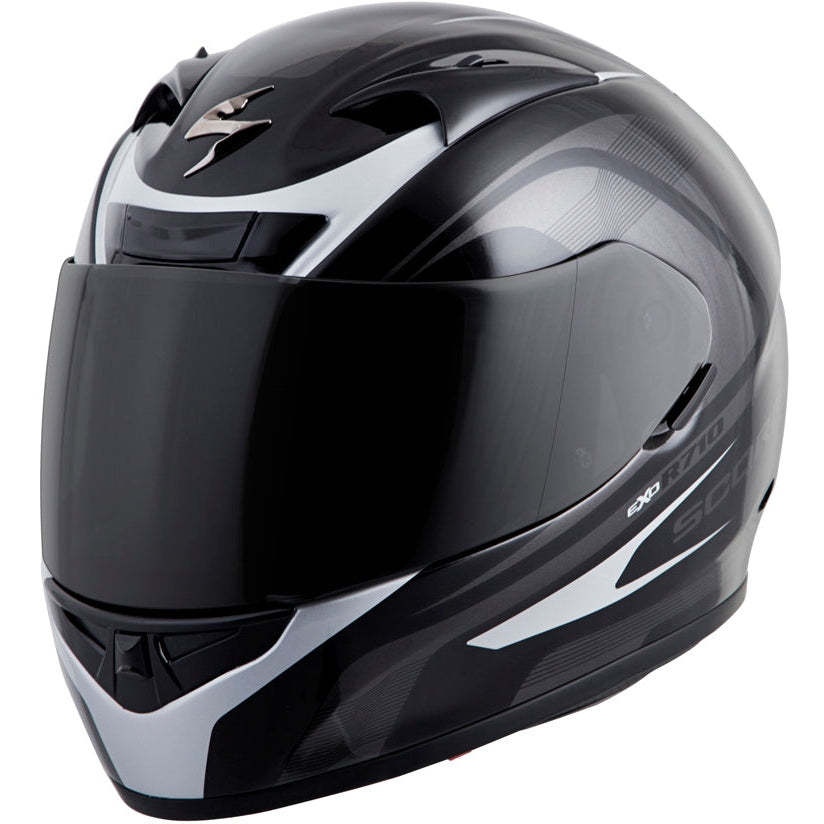 SCORPION EXO EXO-R710 FULL-FACE HELMET FOCUS SILVER XS