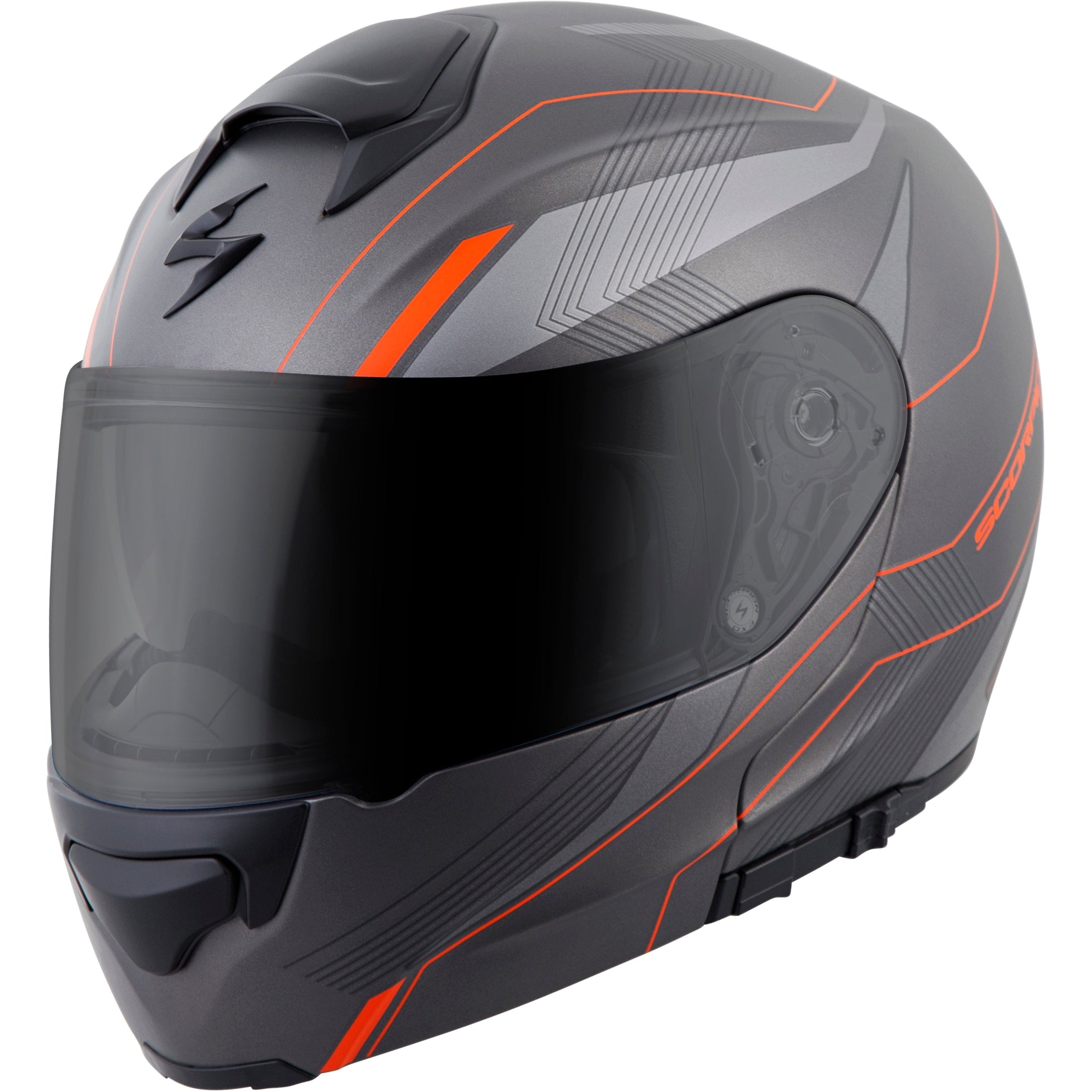 SCORPION EXO EXO-GT3000 MODULAR HELMET SYNC GREY/ORANGE XS