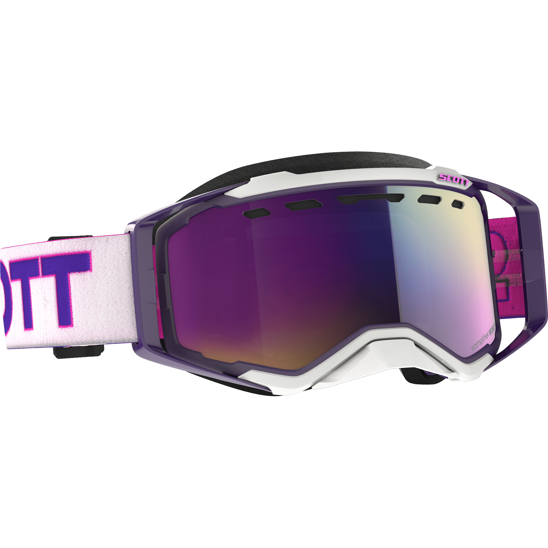 SCOTT PROSPECT GOGGLE SNOW CROSS PRPL/PINK W/ENH PURPLE CHROME