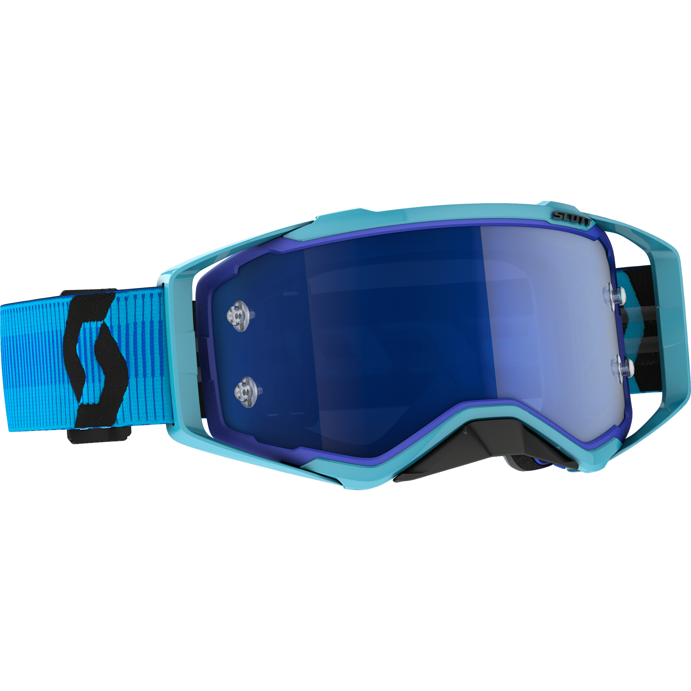 SCOTT PROSPECT GOGGLE BLUE/BLACK W/BLUE CHROME WORKS