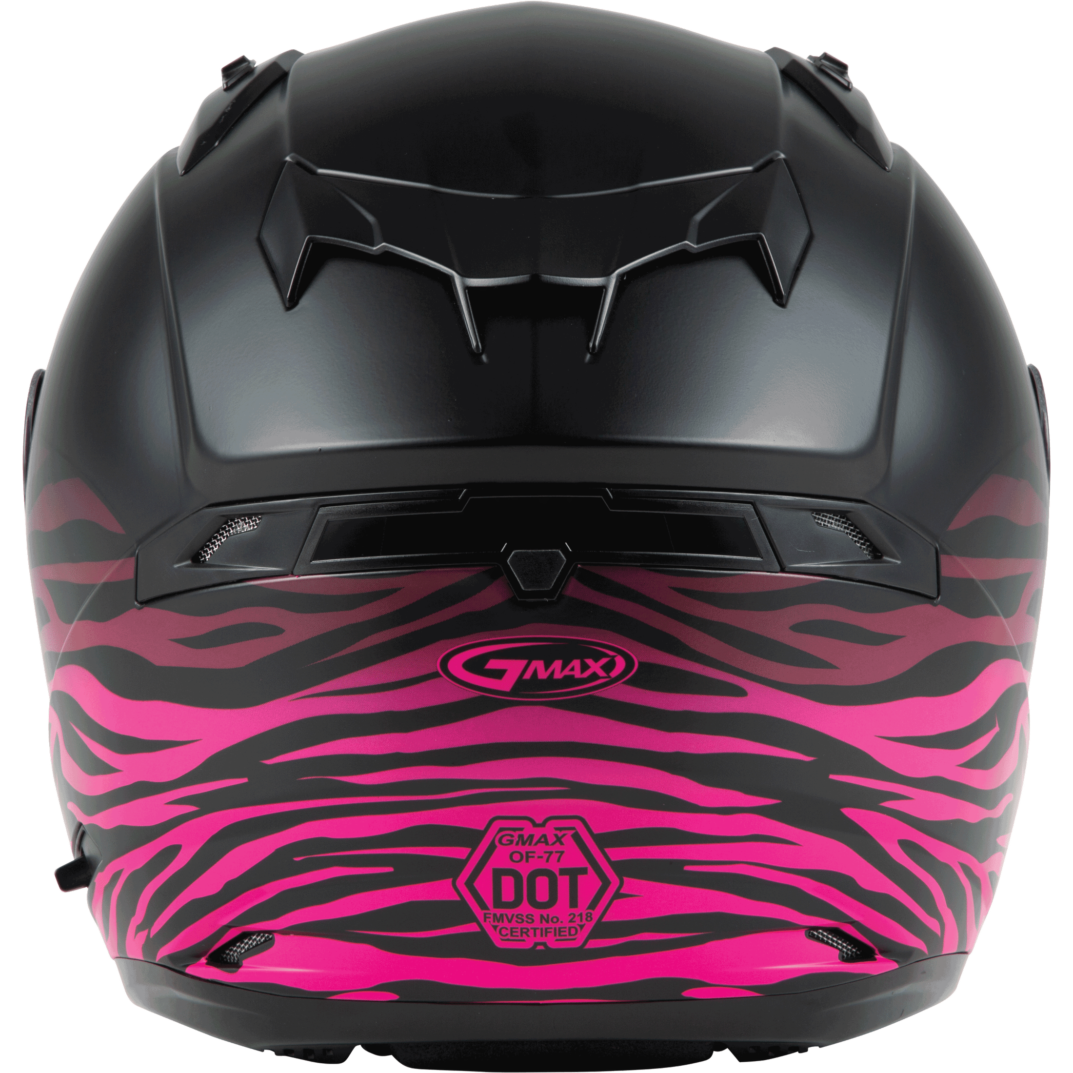GMAX OF-77 OPEN-FACE EDEN HELMET MATTE BLACK/PINK SM