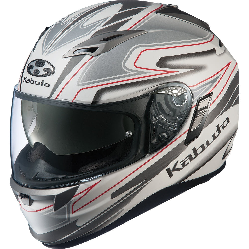KABUTO KAMUI FLUENTE HELMET FLAT WHITE L