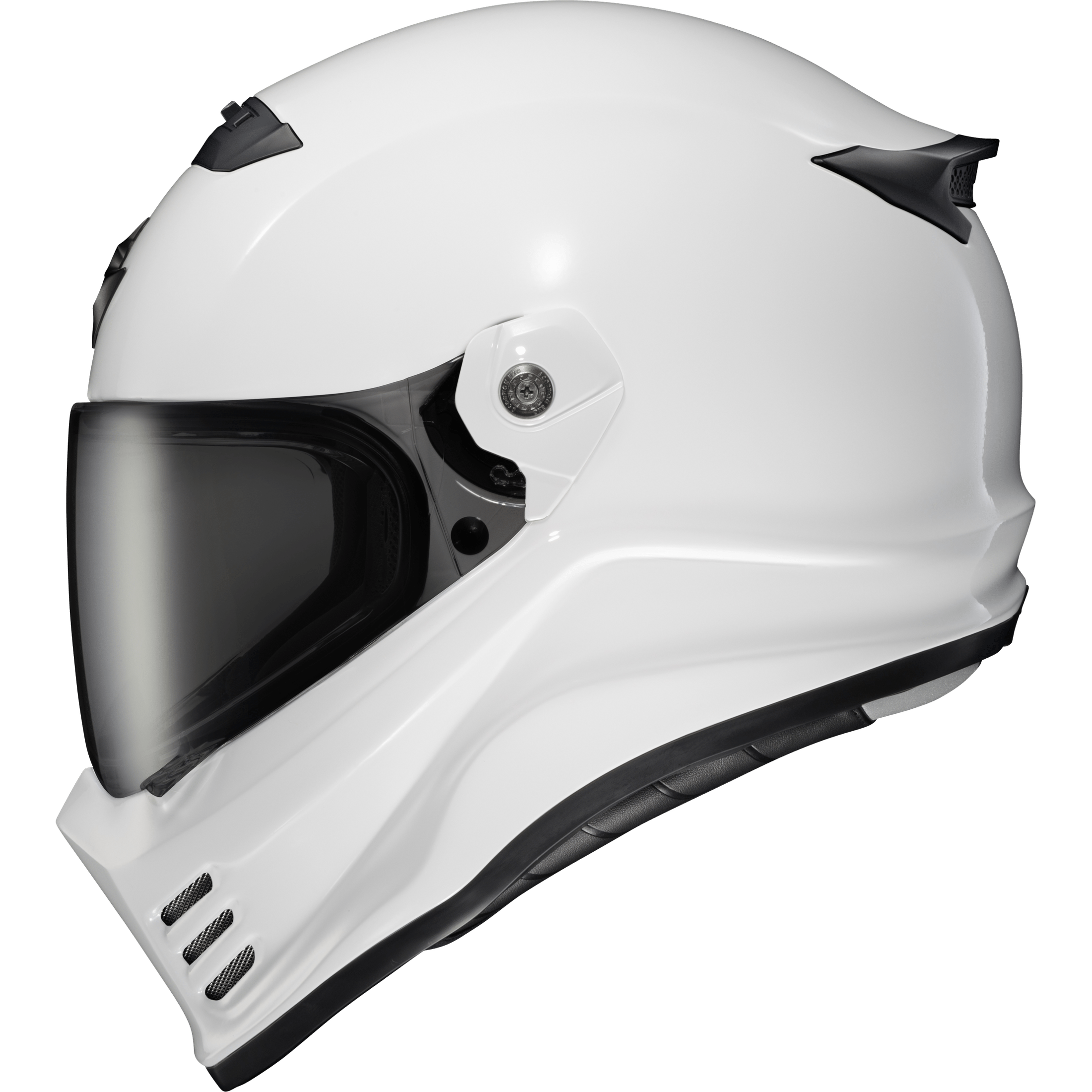 SCORPION EXO COVERT FX FULL FACE HELMET GLOSS WHITE LG