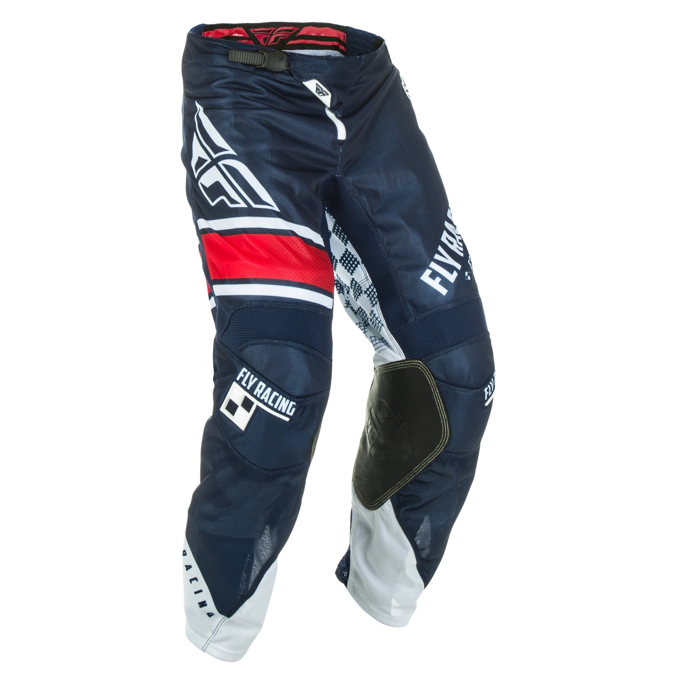 FLY RACING KINETIC MESH ERA PANTS NAVY/WHITE/RED SZ 32