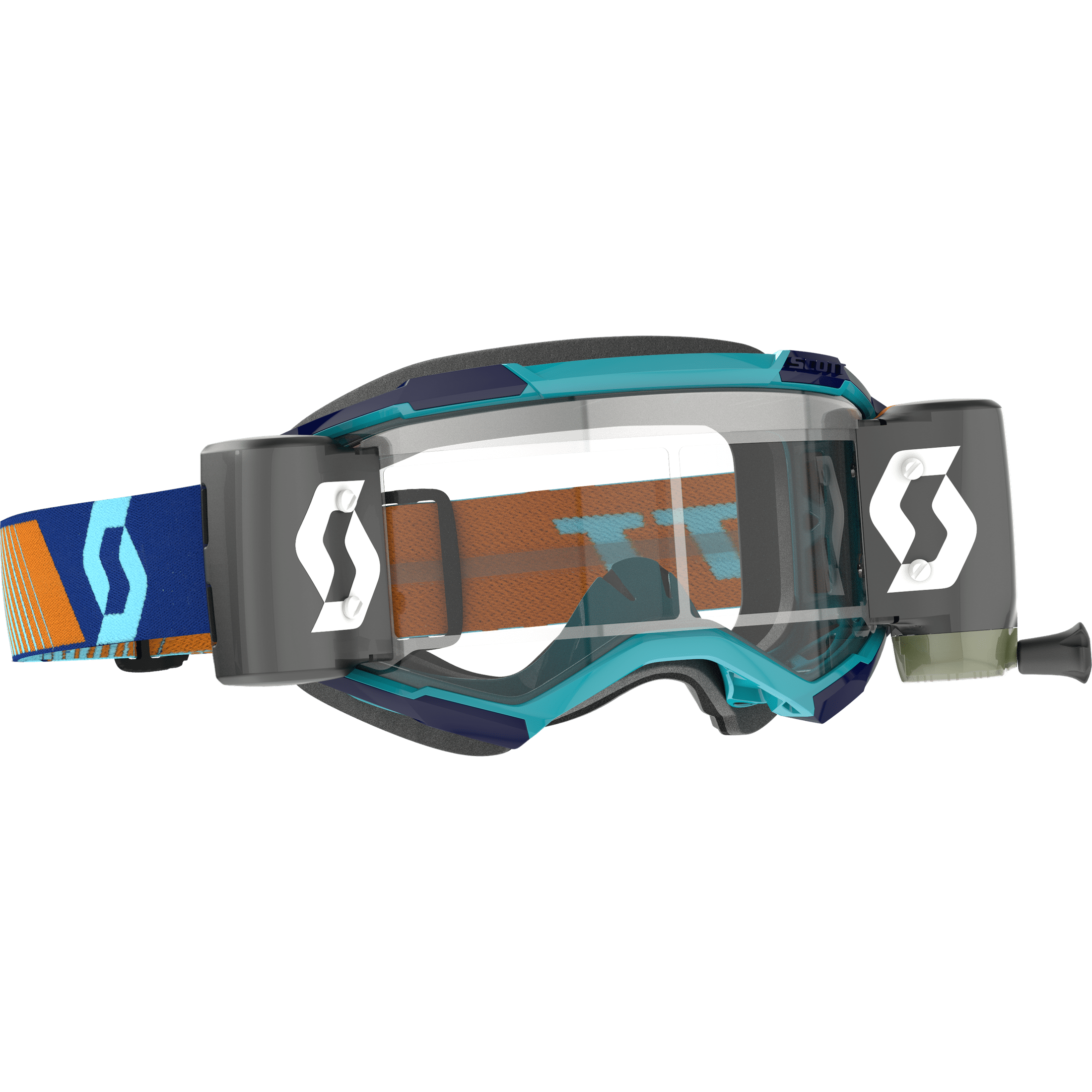 SCOTT FURY GOGGLE WFS ROYAL BLUE/ ORANGE CLEAR WORKS