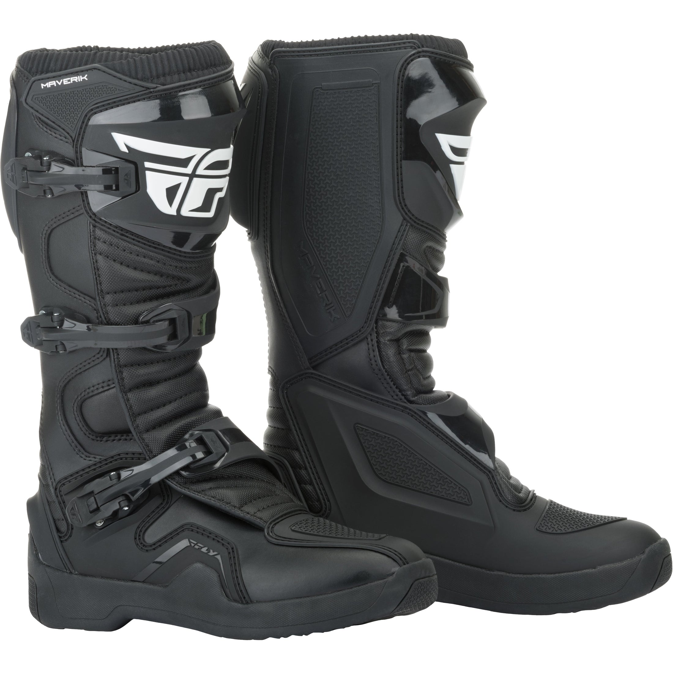 FLY RACING MAVERIK BOOTS BLACK SZ 07