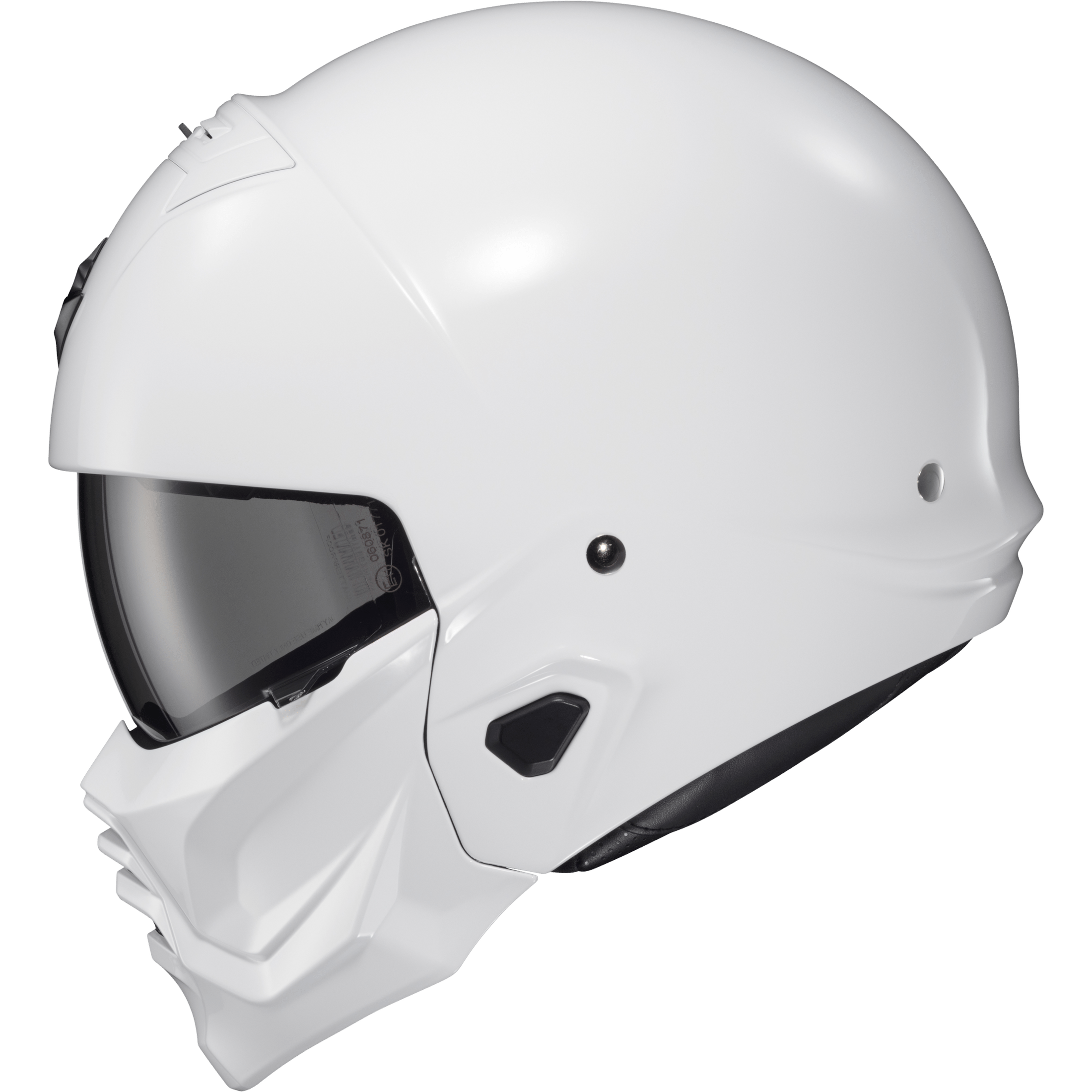 SCORPION EXO COVERT 2 OPEN-FACE HELMET GLOSS WHITE  MD