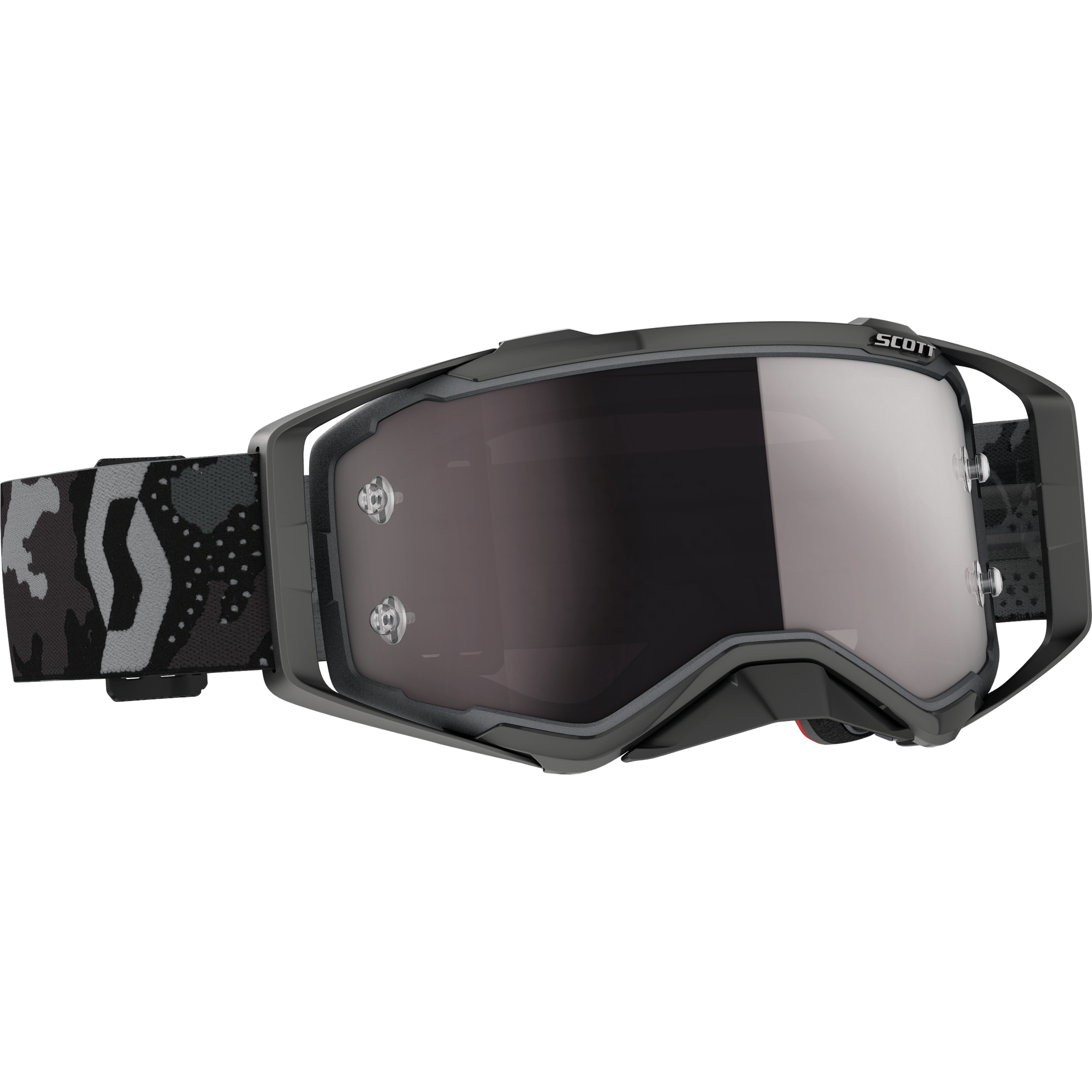 SCOTT PROSPECT GOGGLE DARK GREY/ BLK W/SILVER CHROME WORKS