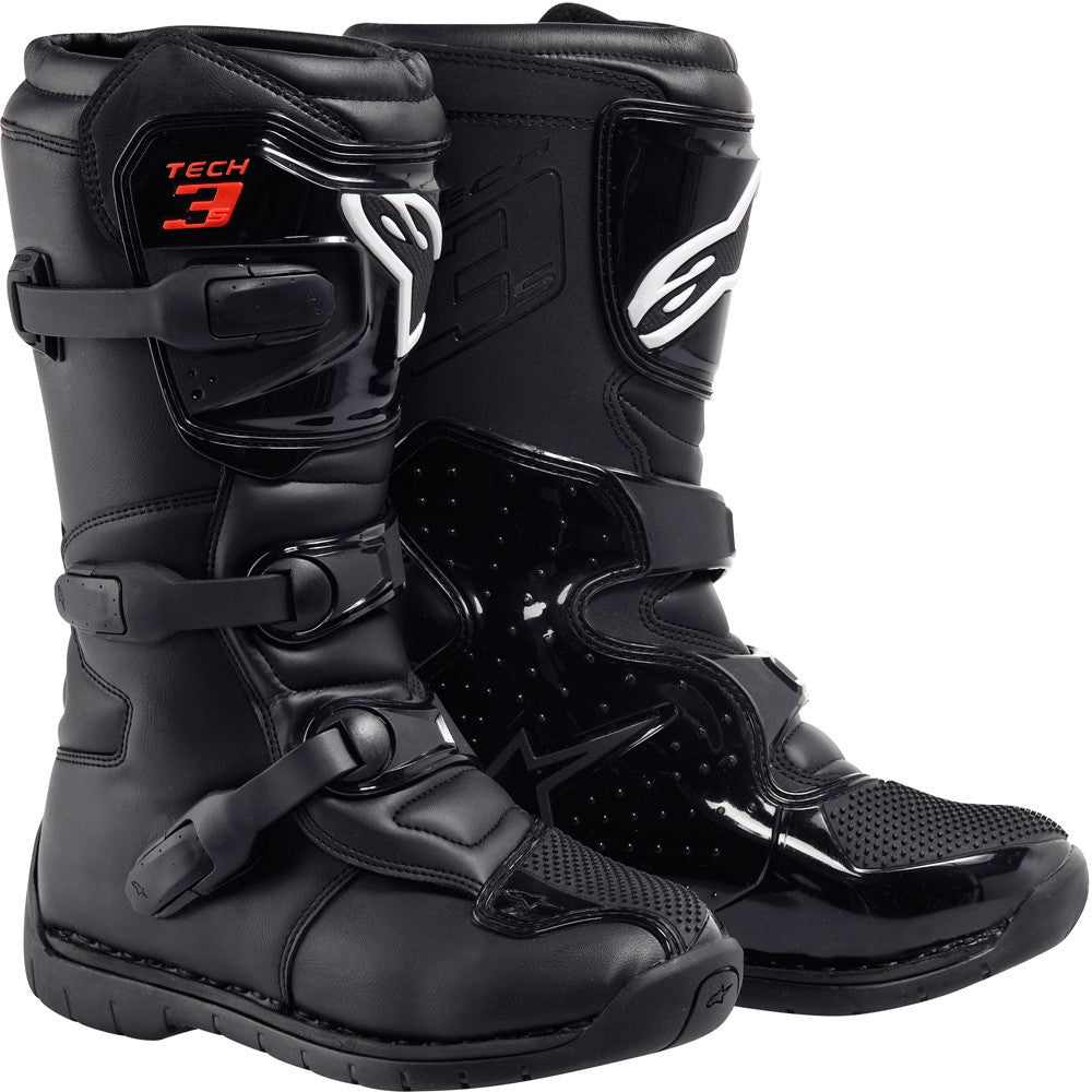ALPINESTARS TECH 3S BOOTS BLACK SZ Y12