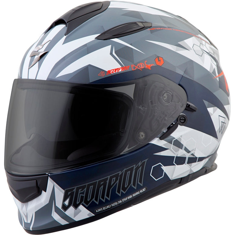 SCORPION EXO EXO-T510 FULL-FACE HELMET CIPHER WHITE XL