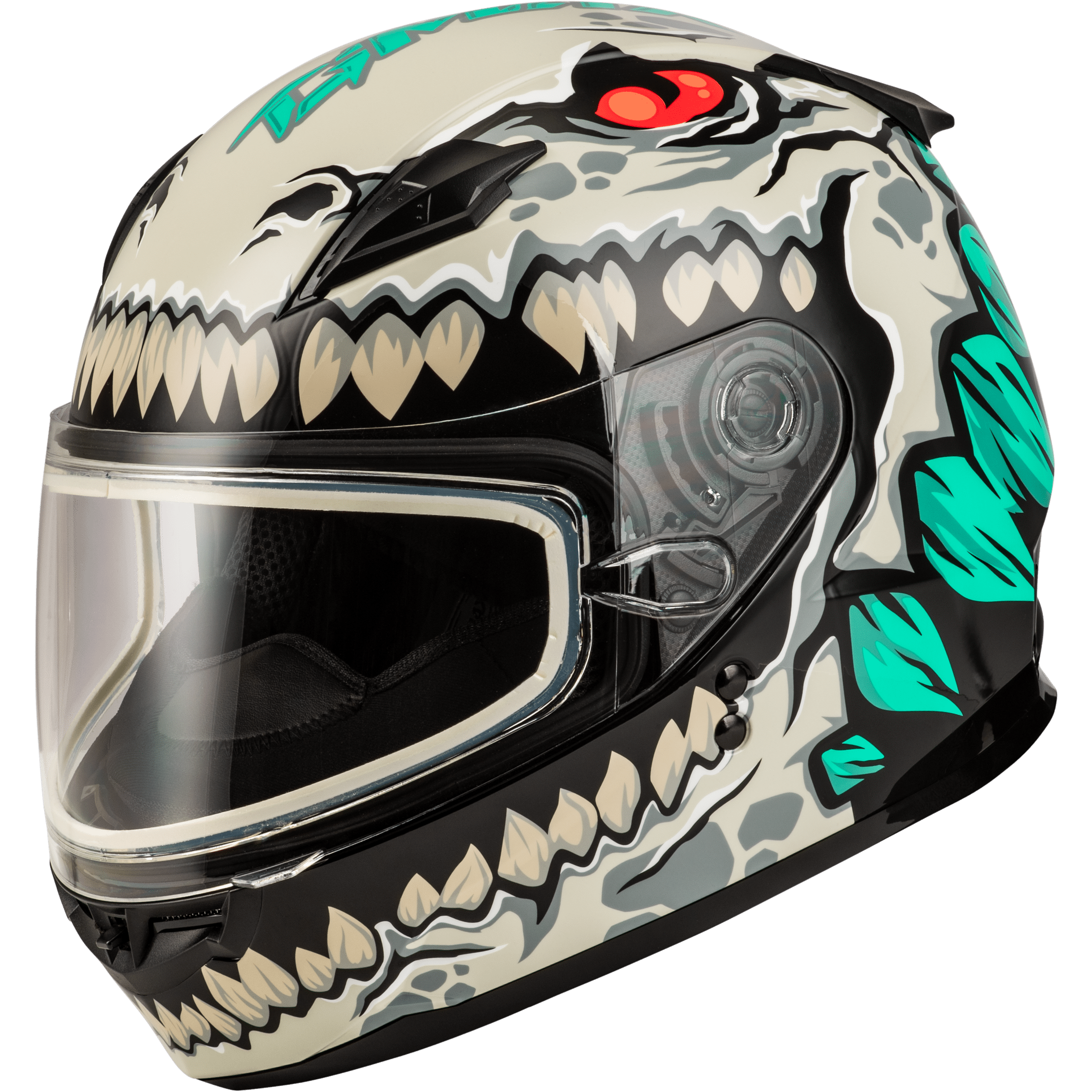 GMAX YOUTH GM-49Y DRAX SNOW HELMET SILVER YM