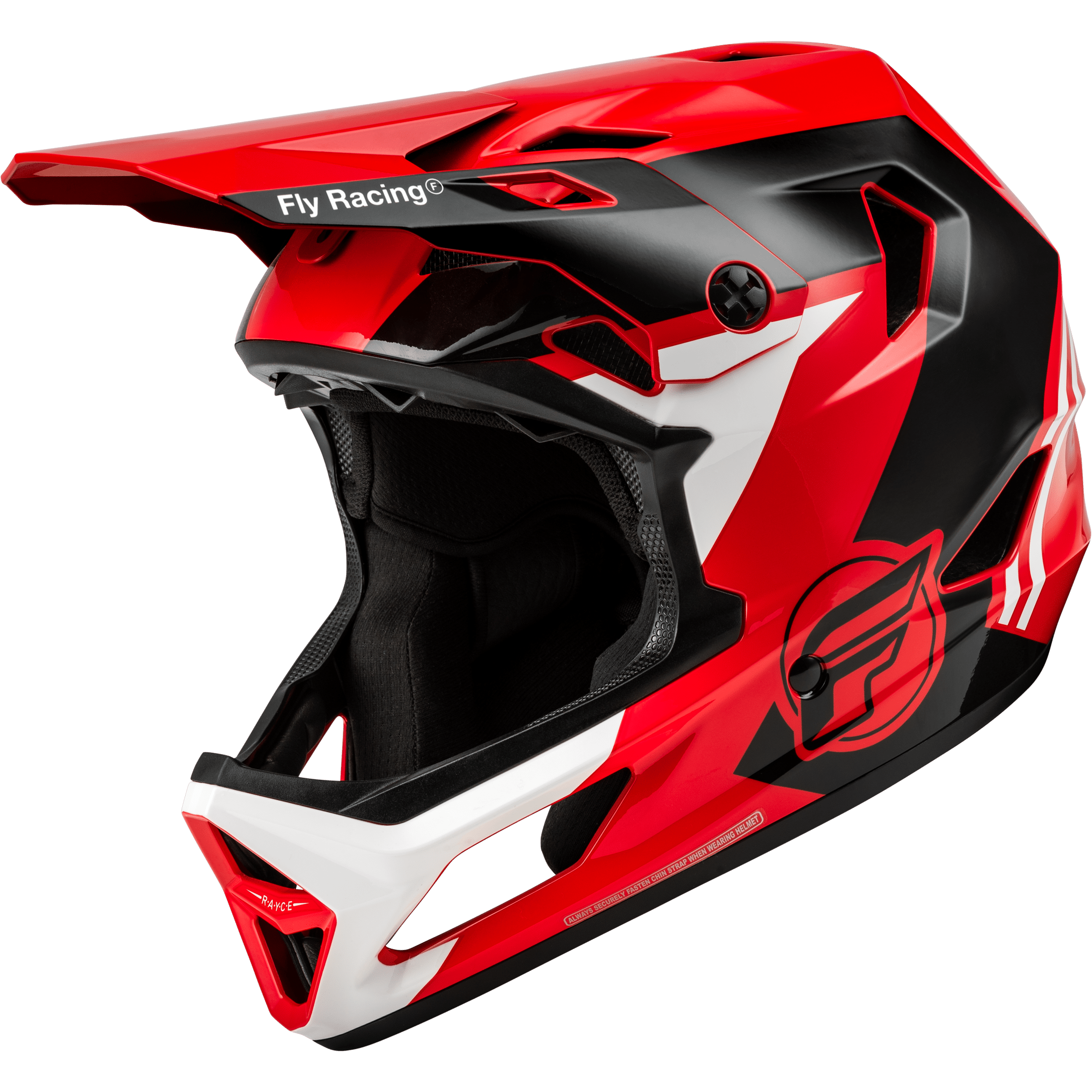 FLY RACING YOUTH RAYCE BICYCLE HELMET RED/BLACK/WHITE YM