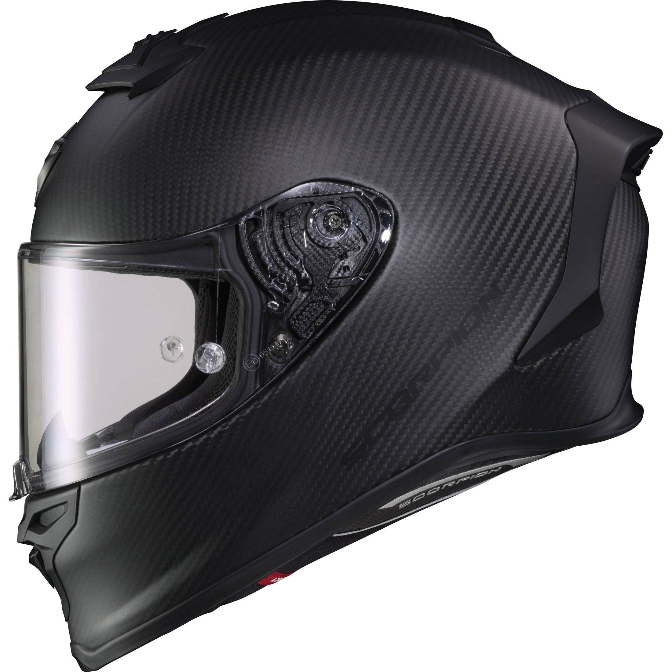 SCORPION EXO EXO-R1 AIR FULL FACE HELMET CARBON MATTE BLACK LG
