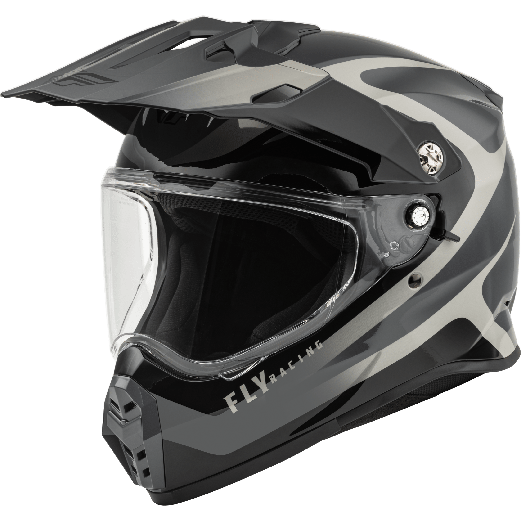 FLY RACING TREKKER PULSE HELMET BLACK/GREY LG