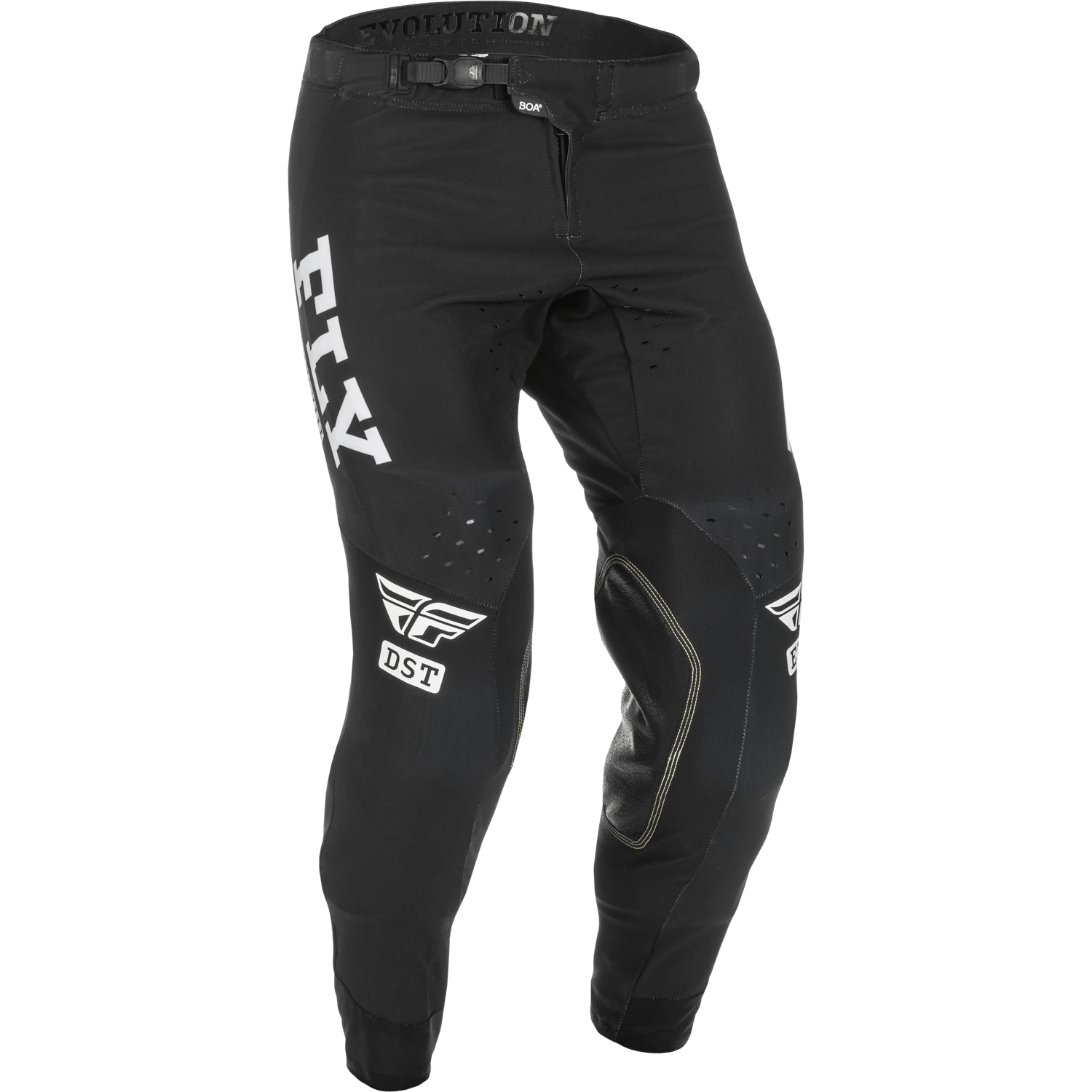 FLY RACING EVOLUTION DST PANTS BLACK/WHITE SZ 36
