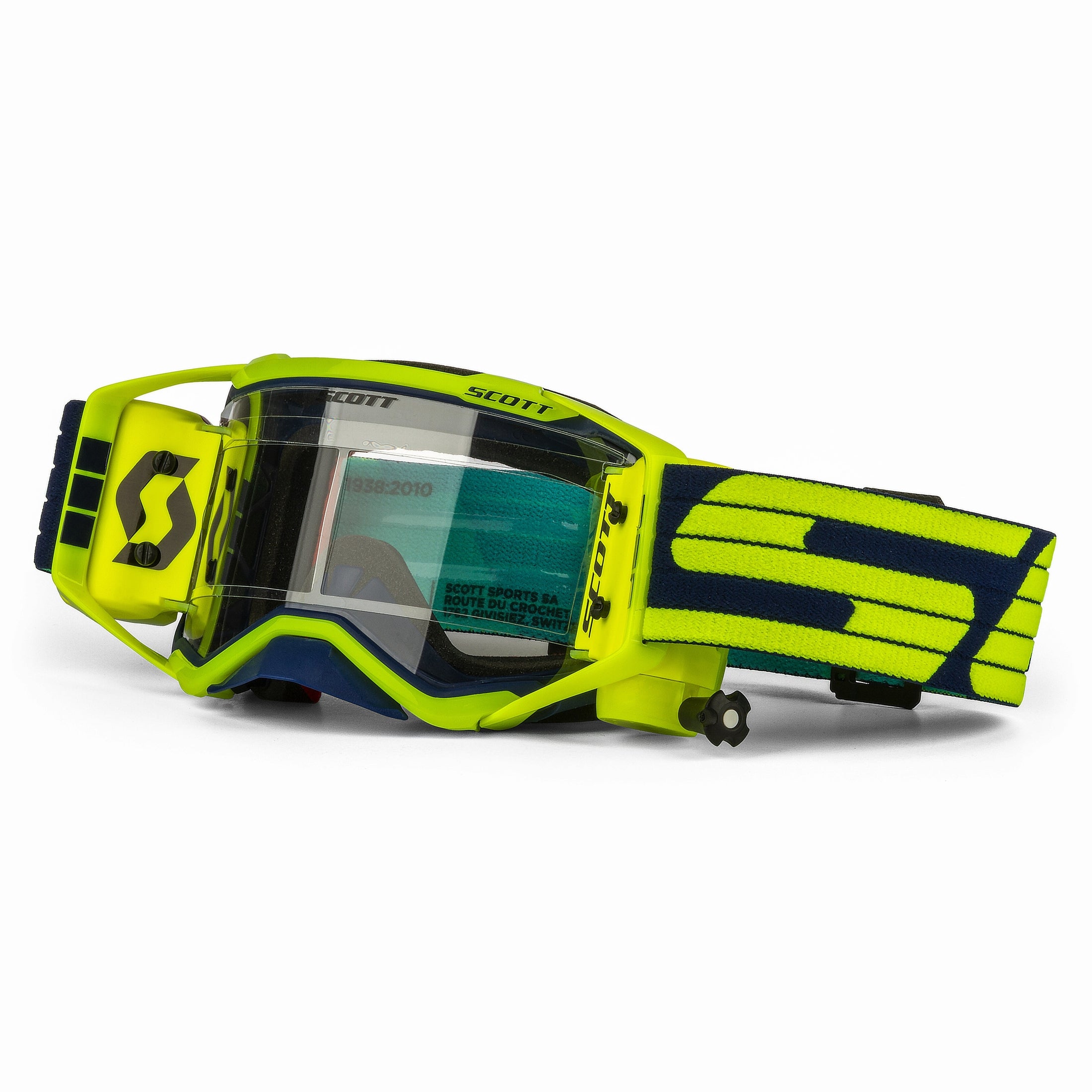 SCOTT PROSPECT GOGGLE WFS BLUE/YLW CLEAR WORKS W/2 ROLLS FILM