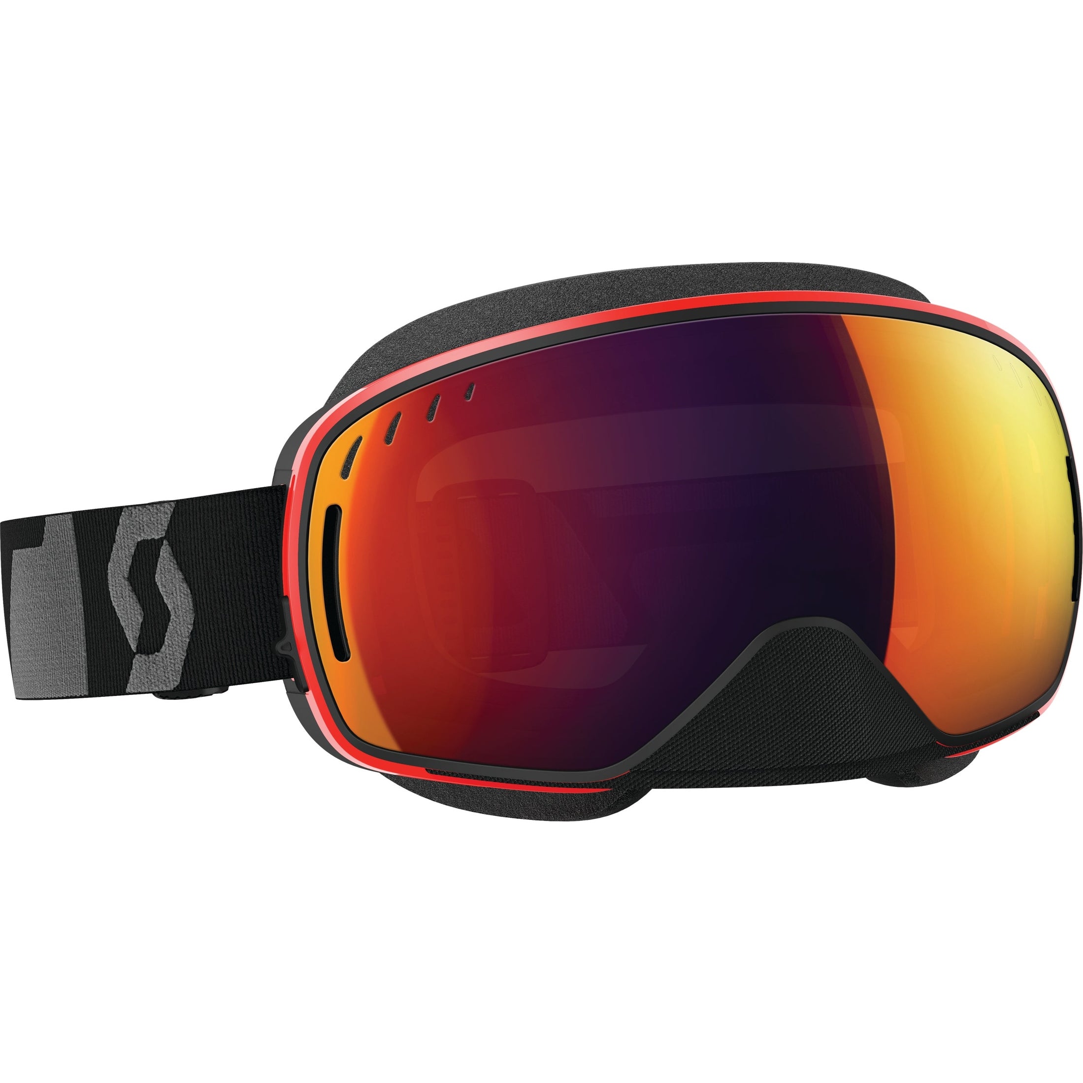 SCOTT LCG SNO-X GOGGLE BLACK/RED W/ILLUMINATOR BLUE LENSES