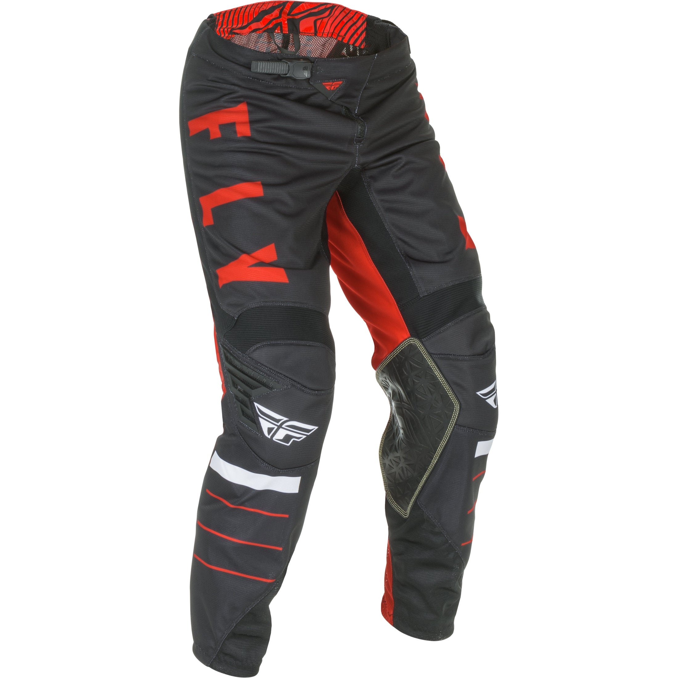 FLY RACING KINETIC MESH PANTS RED/BLACK SZ 30