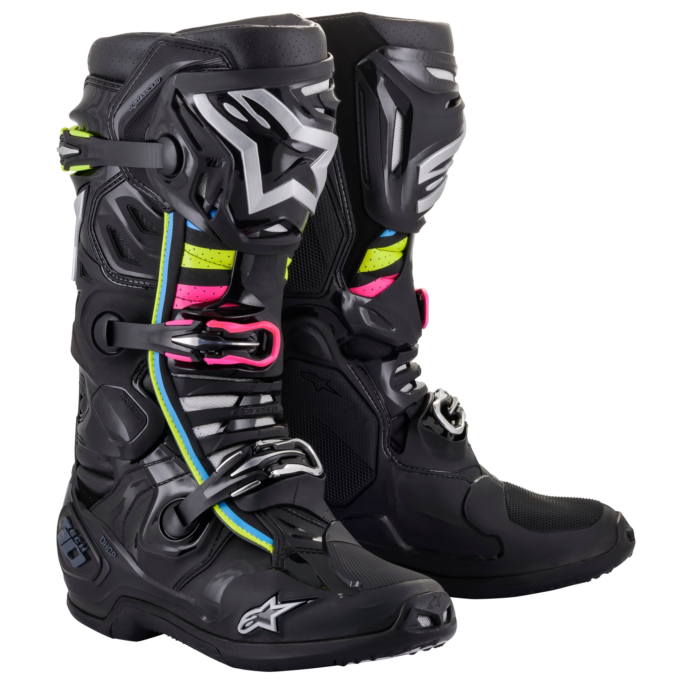 ALPINESTARS TECH 10 SUPERVENTED BOOTS BLACK HUE SZ 13