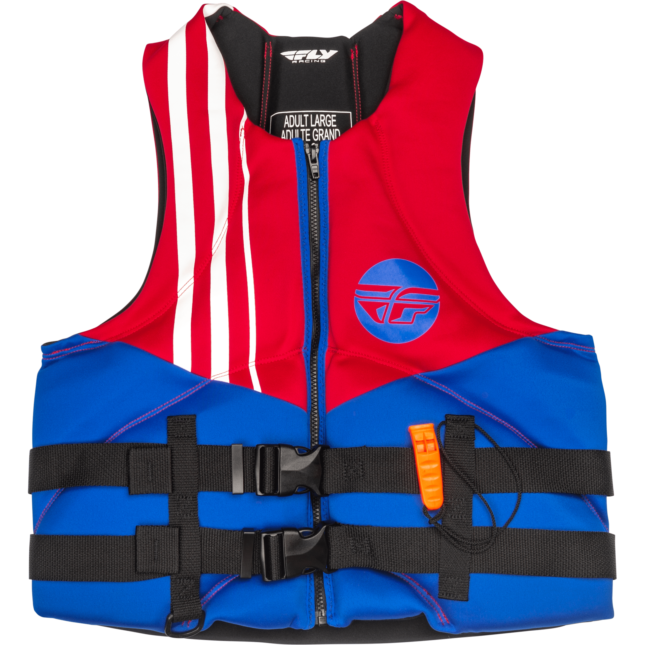 FLY RACING NEOPRENE FLOTATION VEST RED/WHITE/BLUE 2X