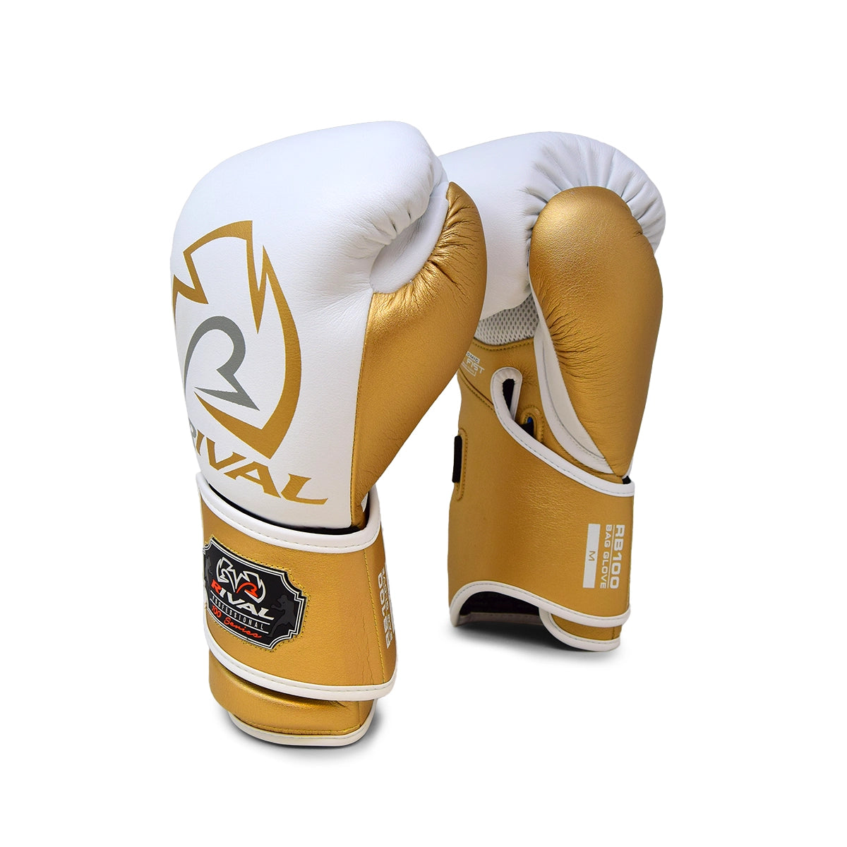 Bag Gloves RB100 Professional White/Gold - S Size
