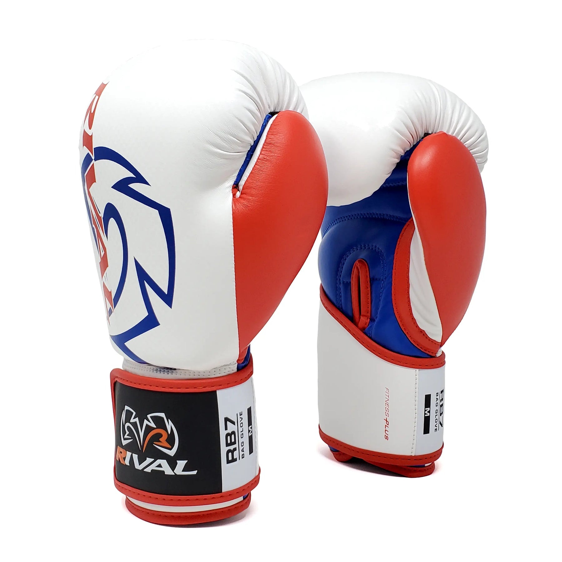 Bag Gloves RB7 Fitness Plus White/Red/Blue - XS Size