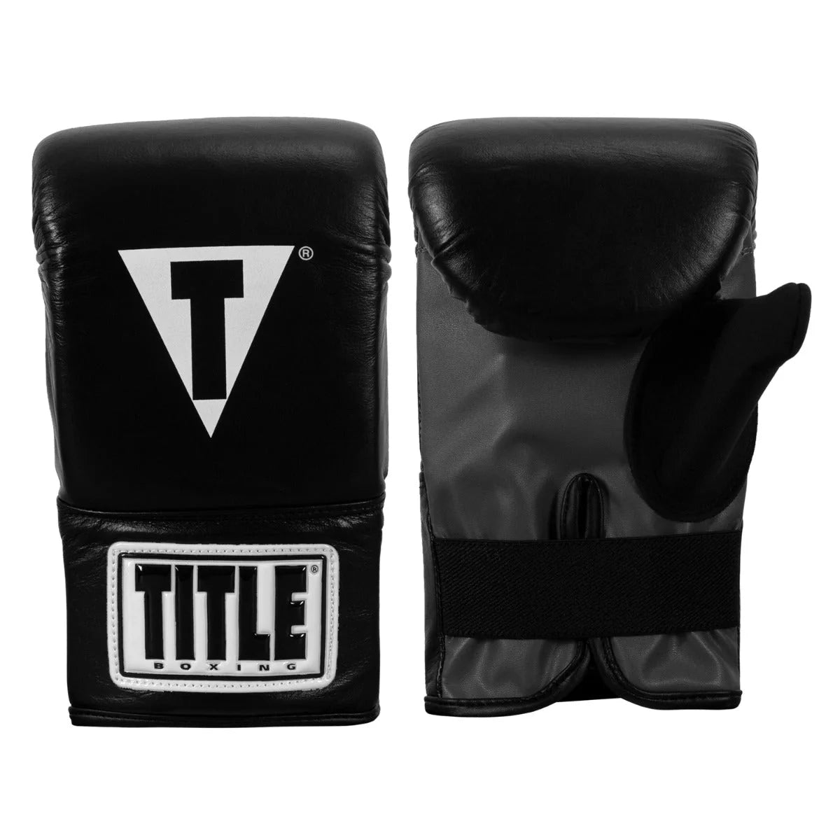 Bag Gloves Title Pro Leather 3.0 Black/Grey - Regular Size