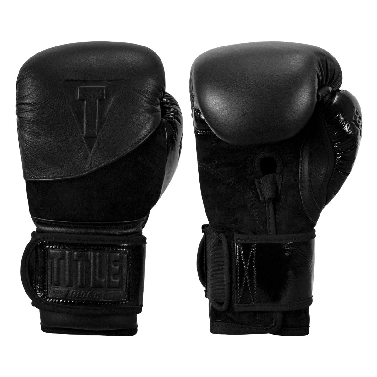 Boxing Gloves Title Blitz Bag Black - 12 OZ