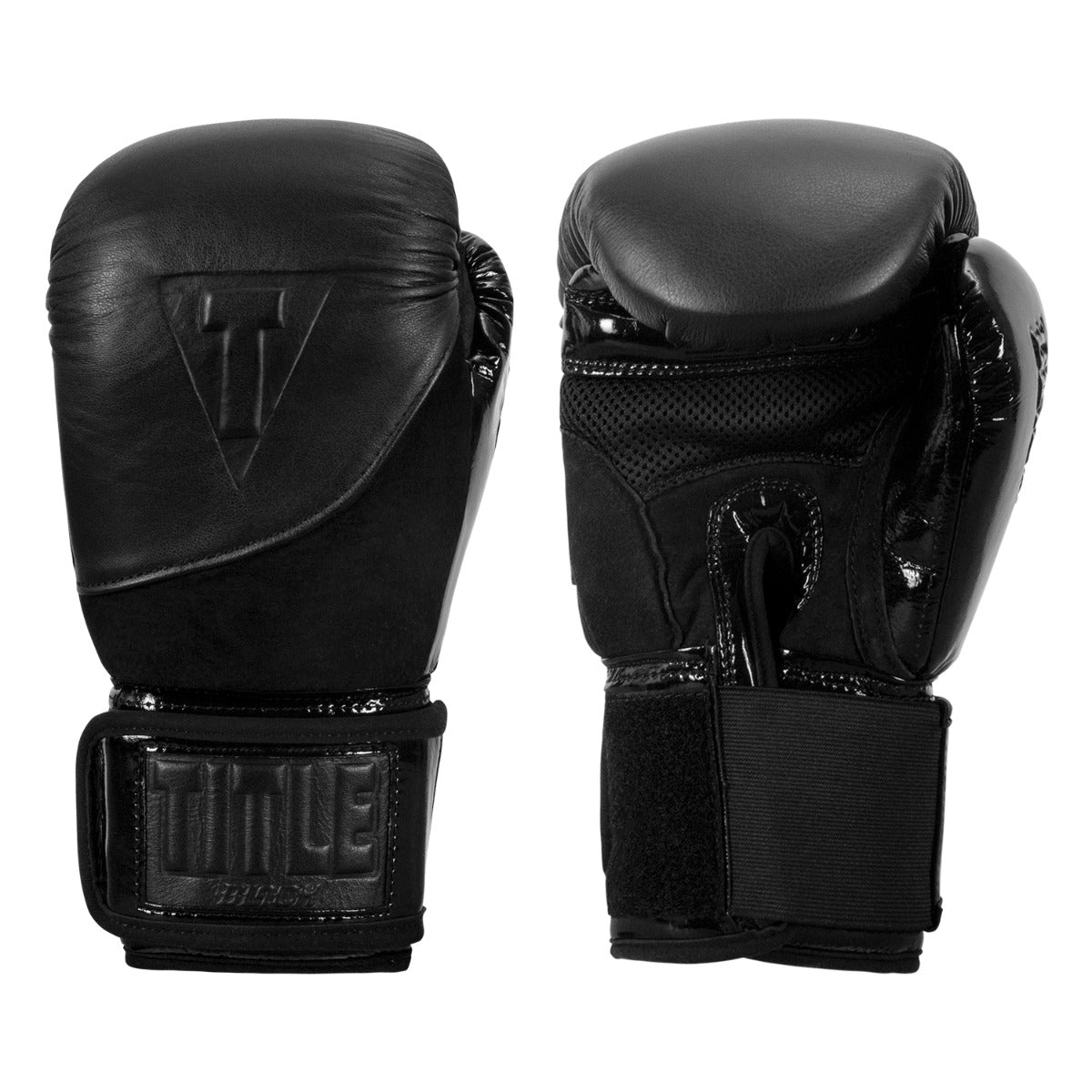 Boxing Gloves Title Blitz Fit Black - 16 OZ