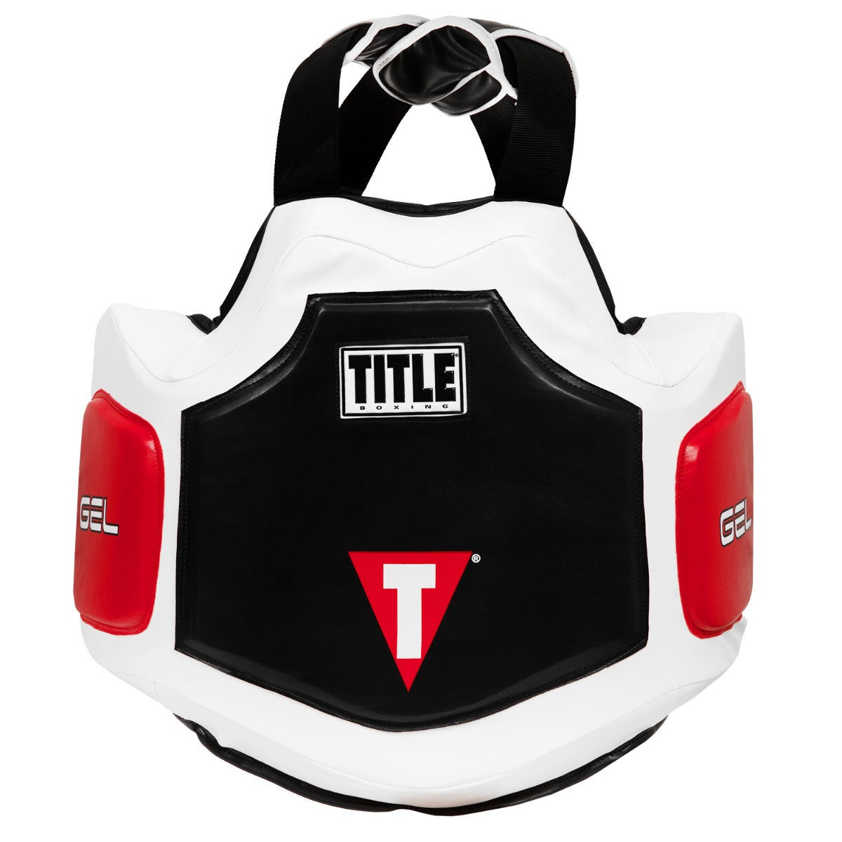 Body Protector Boxing Gel Title White/Black/Red - One Size