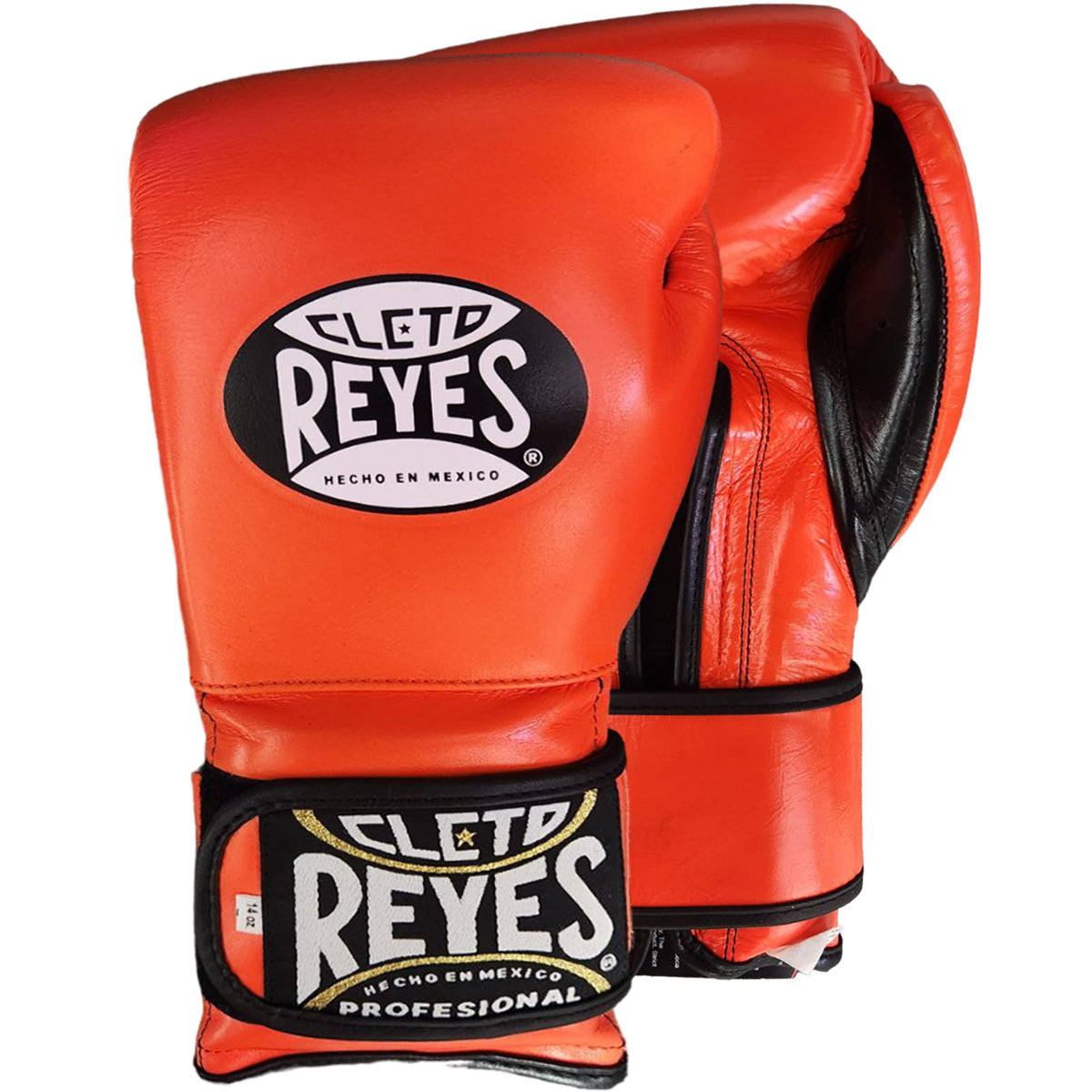 Boxing Gloves Cleto Reyes Hook Loop Orange New Tiger - 14 OZ