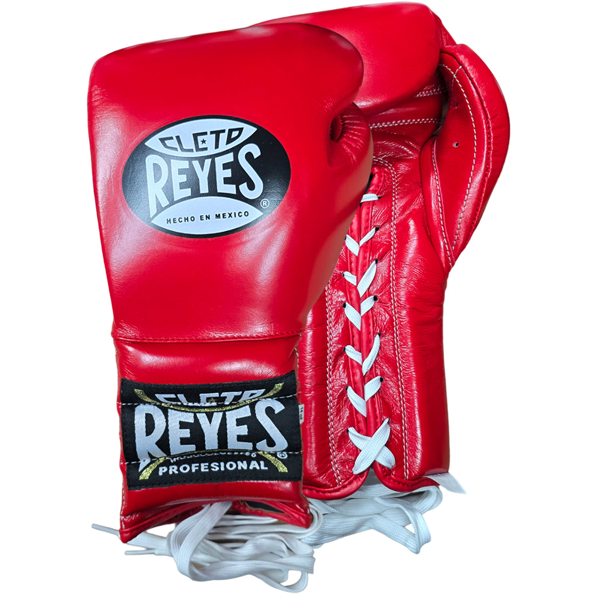 Boxing Gloves Cleto Reyes Traditional Lace-Up Red - 14 OZ