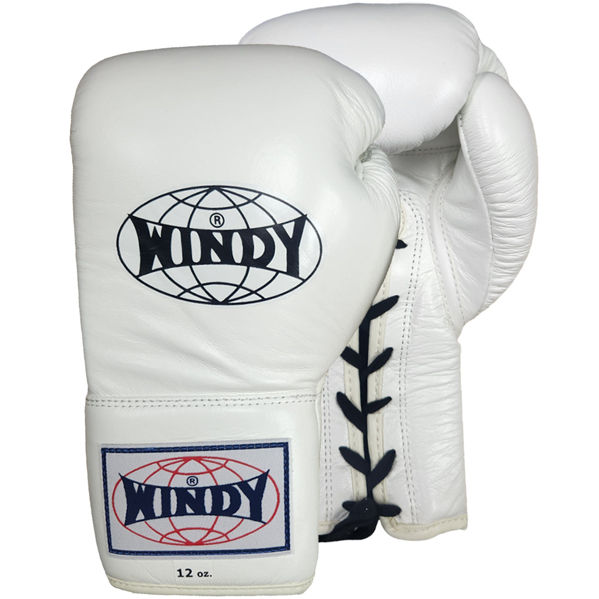 Boxing Gloves Lace-up Windy BGL White - 14 OZ