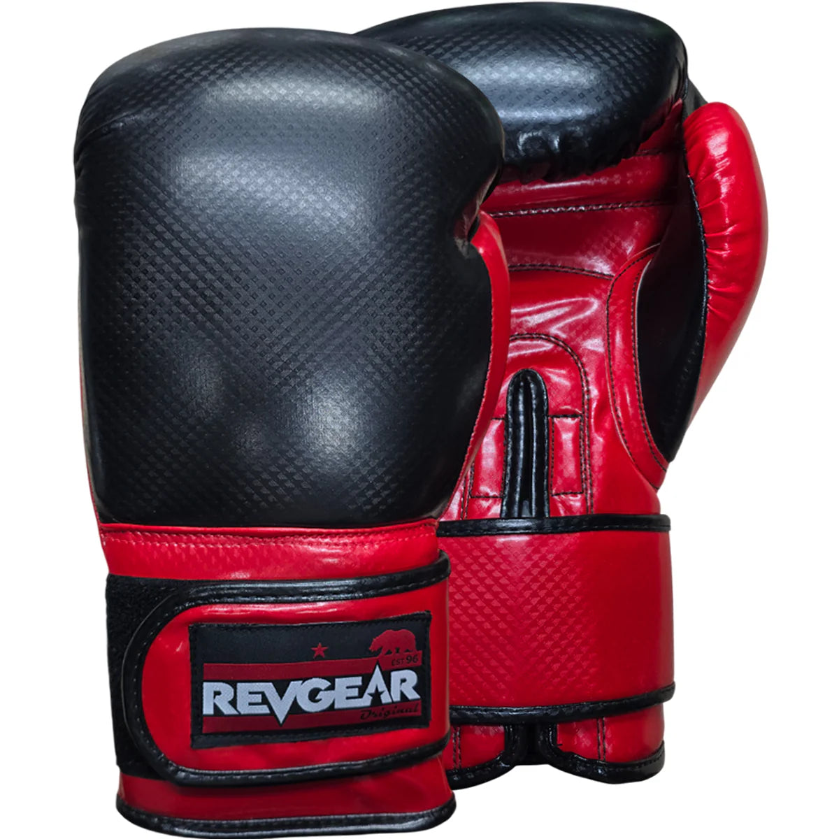 Boxing Gloves Revgear Pinnacle P2 Black Red - 16 OZ Size