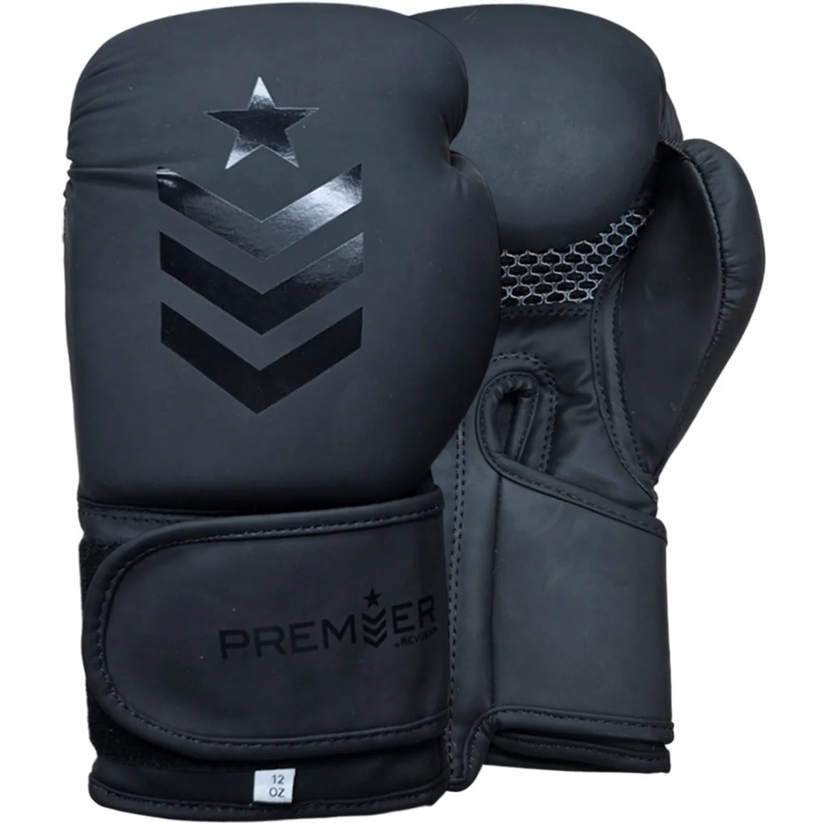 Boxing Gloves Revgear Premier Deluxe Black - 14 OZ Size