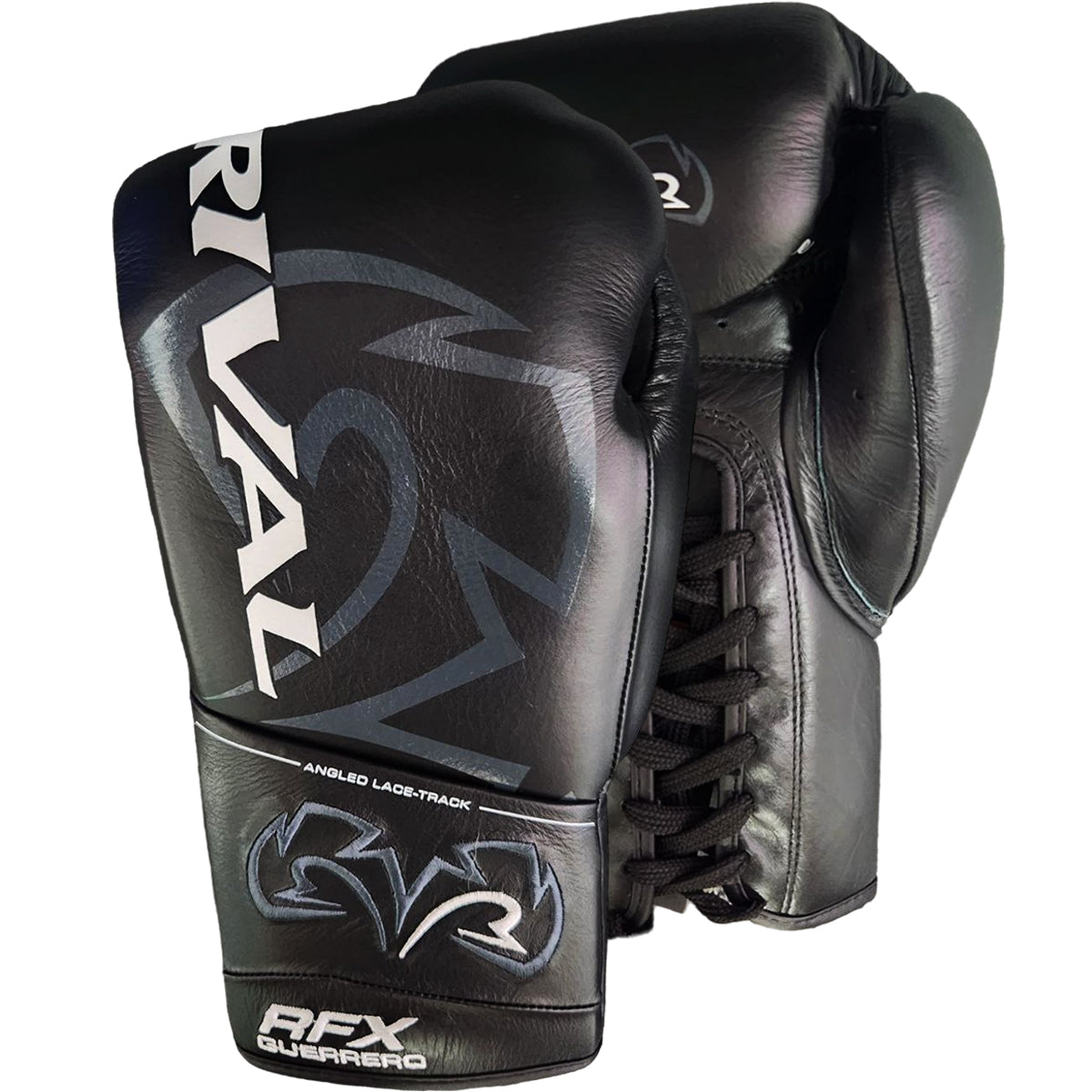 Boxing Gloves Rival RFX-Guerrero Pro Fight HDE-F Lace-up Black - 10 OZ