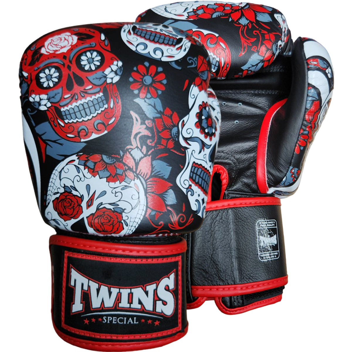 Boxing Gloves Twins Special FBGV-53 Red Fancy - 10 OZ